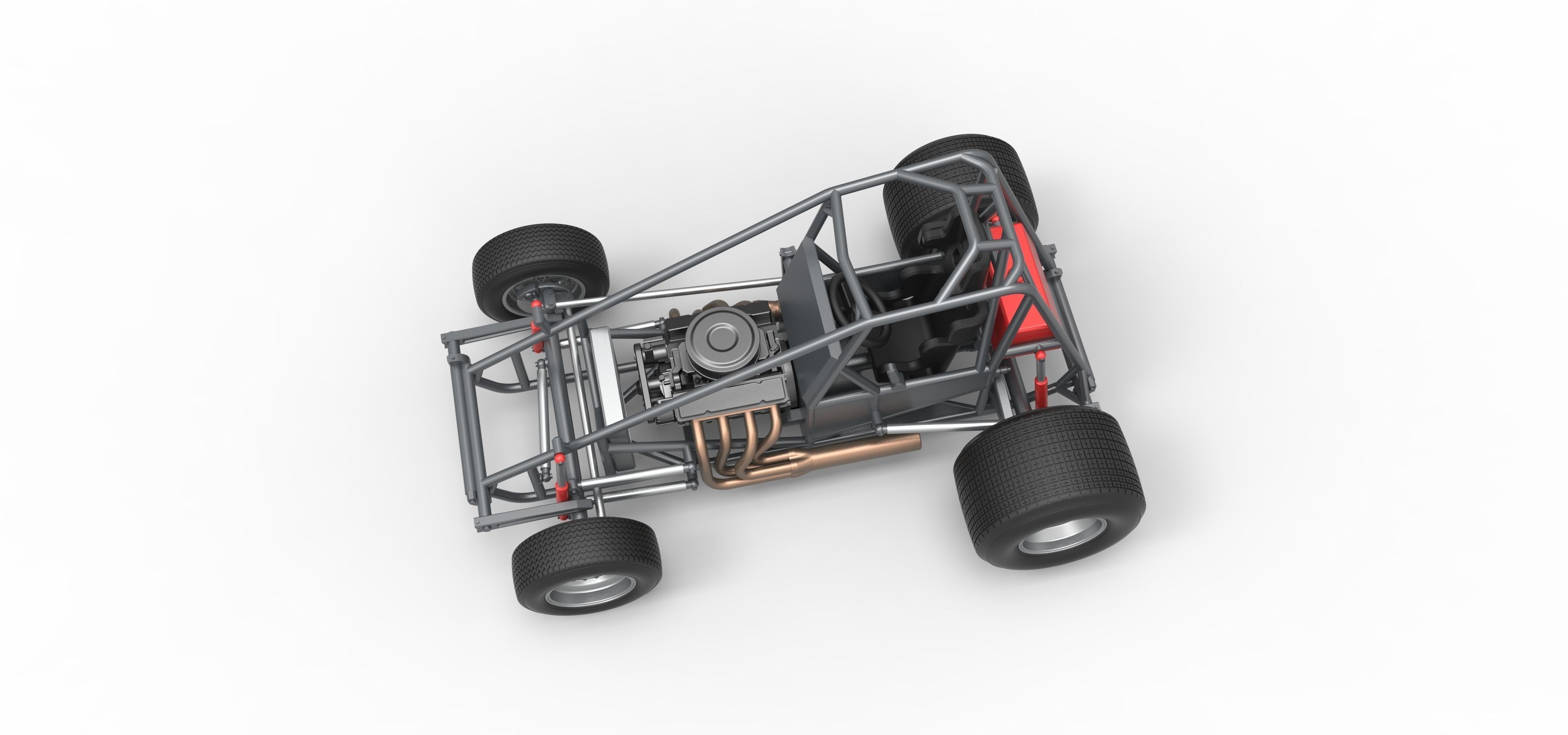 Super rod Base Scale 1 to 25 3D print model_4