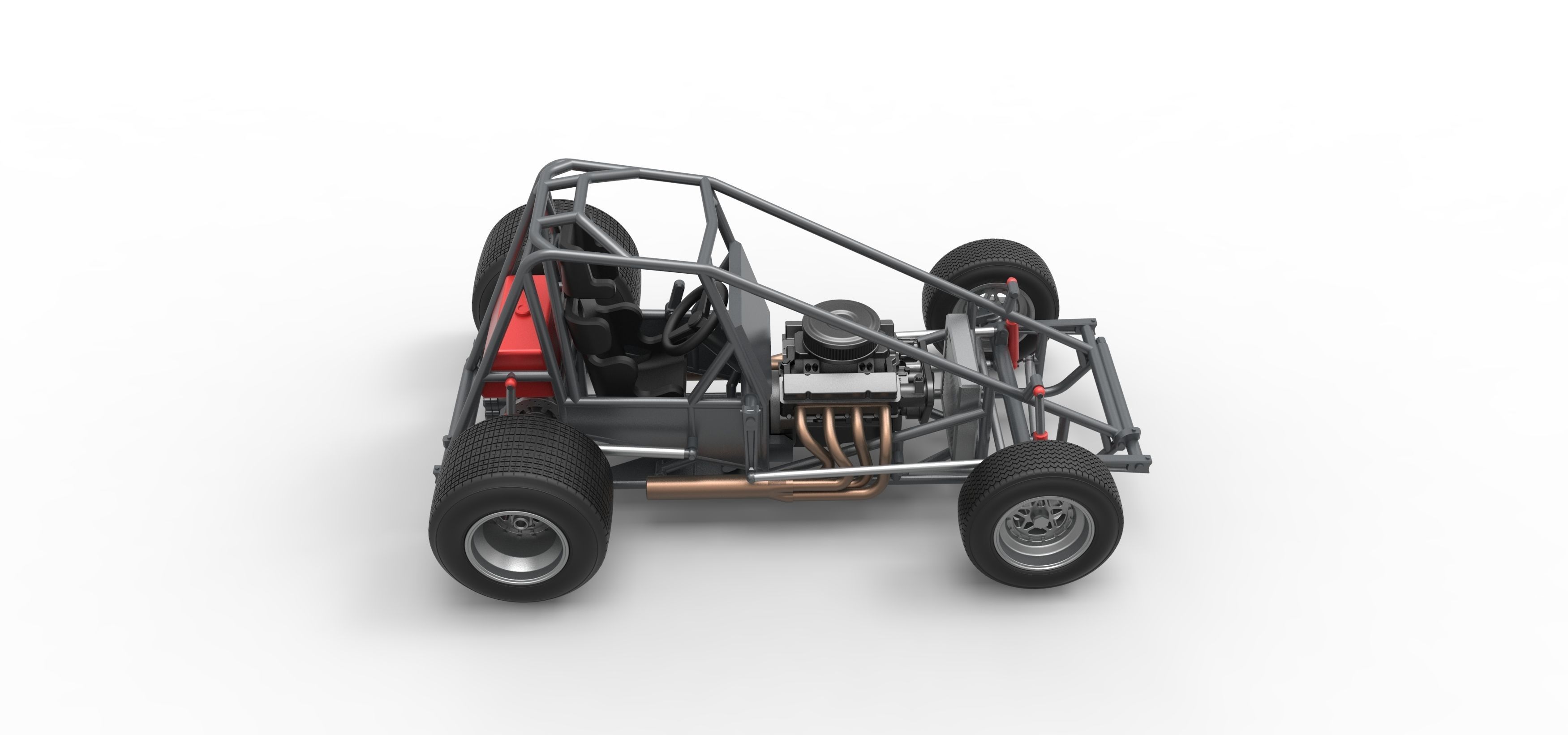 Super rod Base Scale 1 to 25 3D print model_23