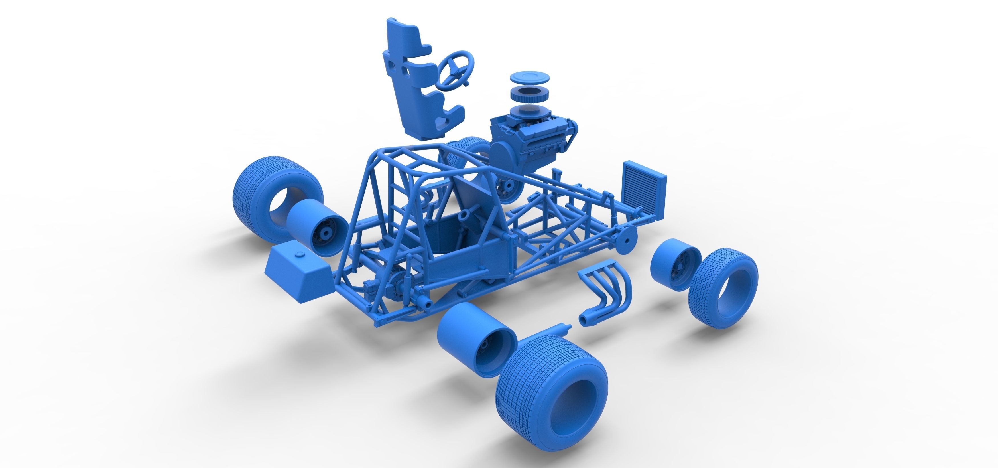 Super rod Base Scale 1 to 25 3D print model_63