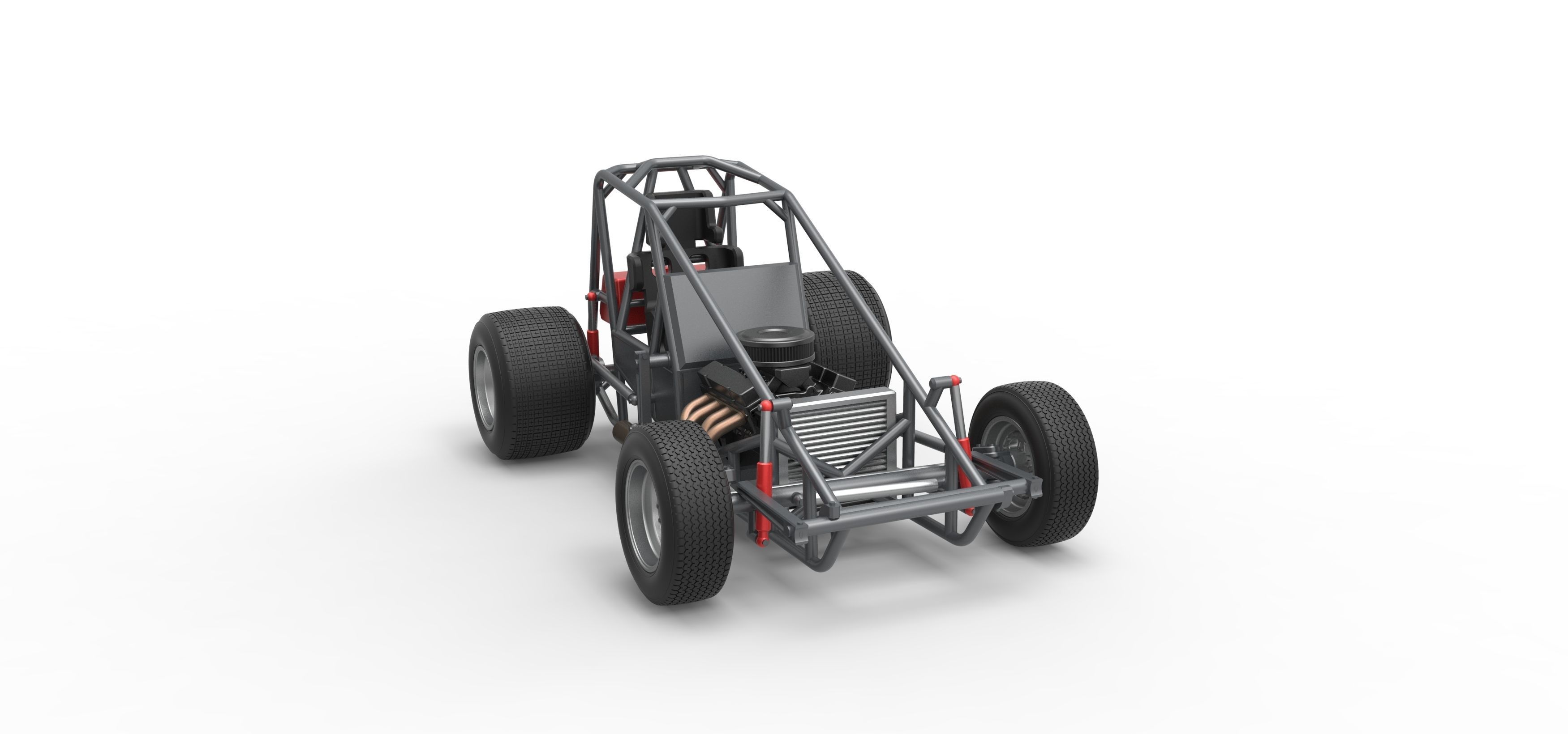 Super rod Base Scale 1 to 25 3D print model_26