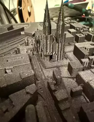 Cologne Cathedral Germany  3D print model