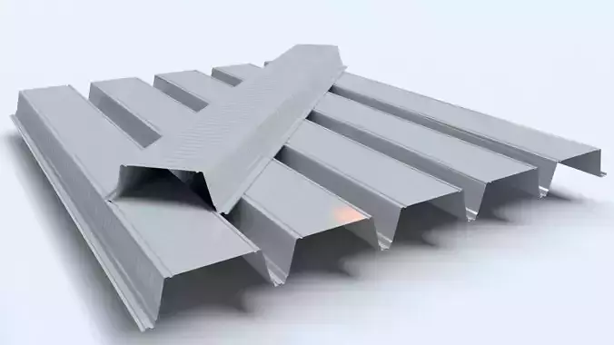 Composite Metal Deck Flooring 3D model