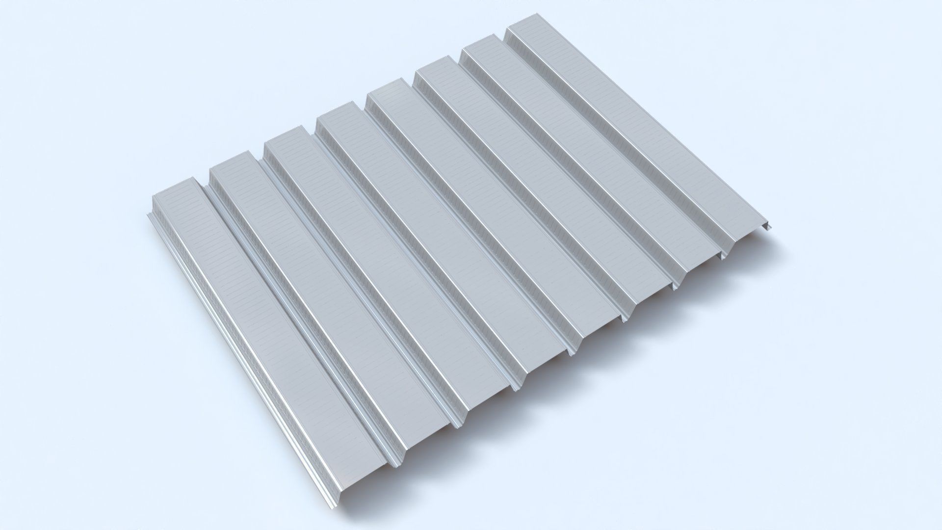 Composite Metal Deck Flooring 3D model_3