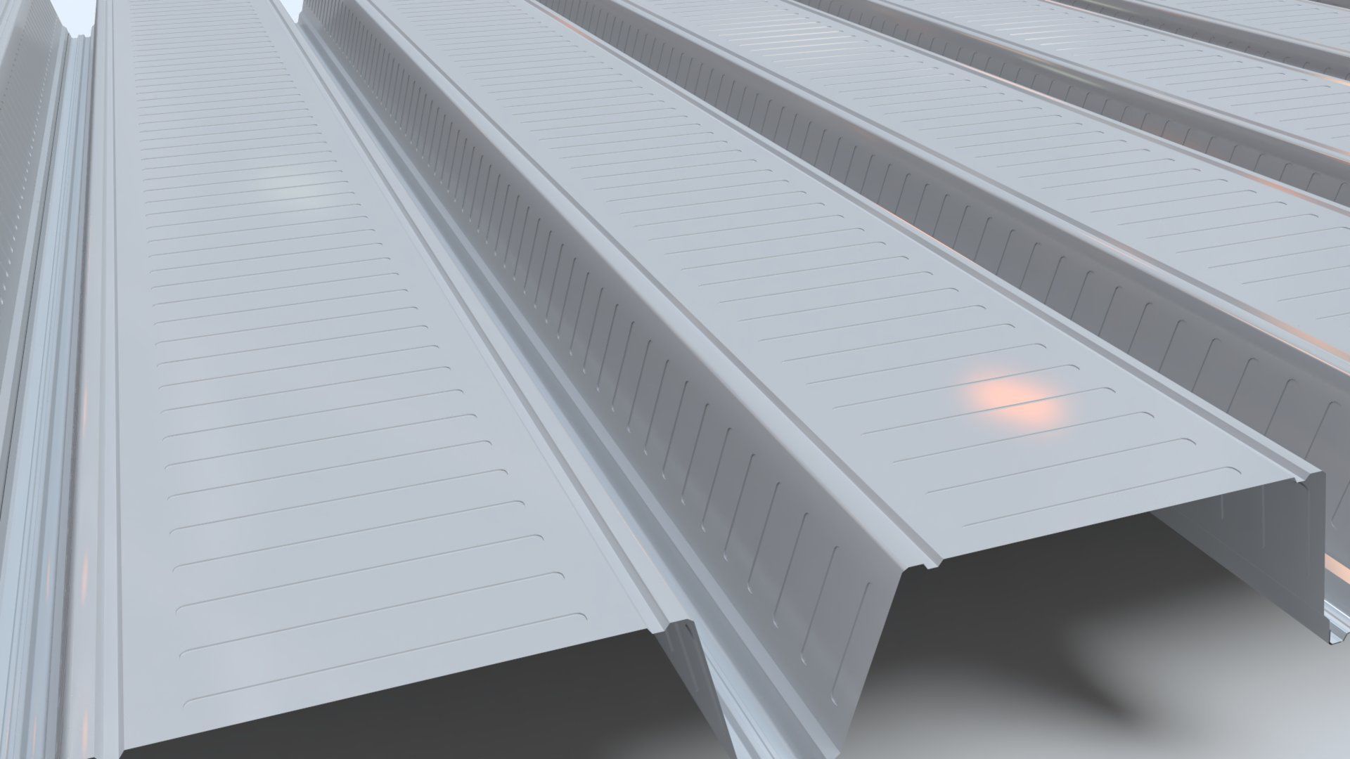 Composite Metal Deck Flooring 3D model_11