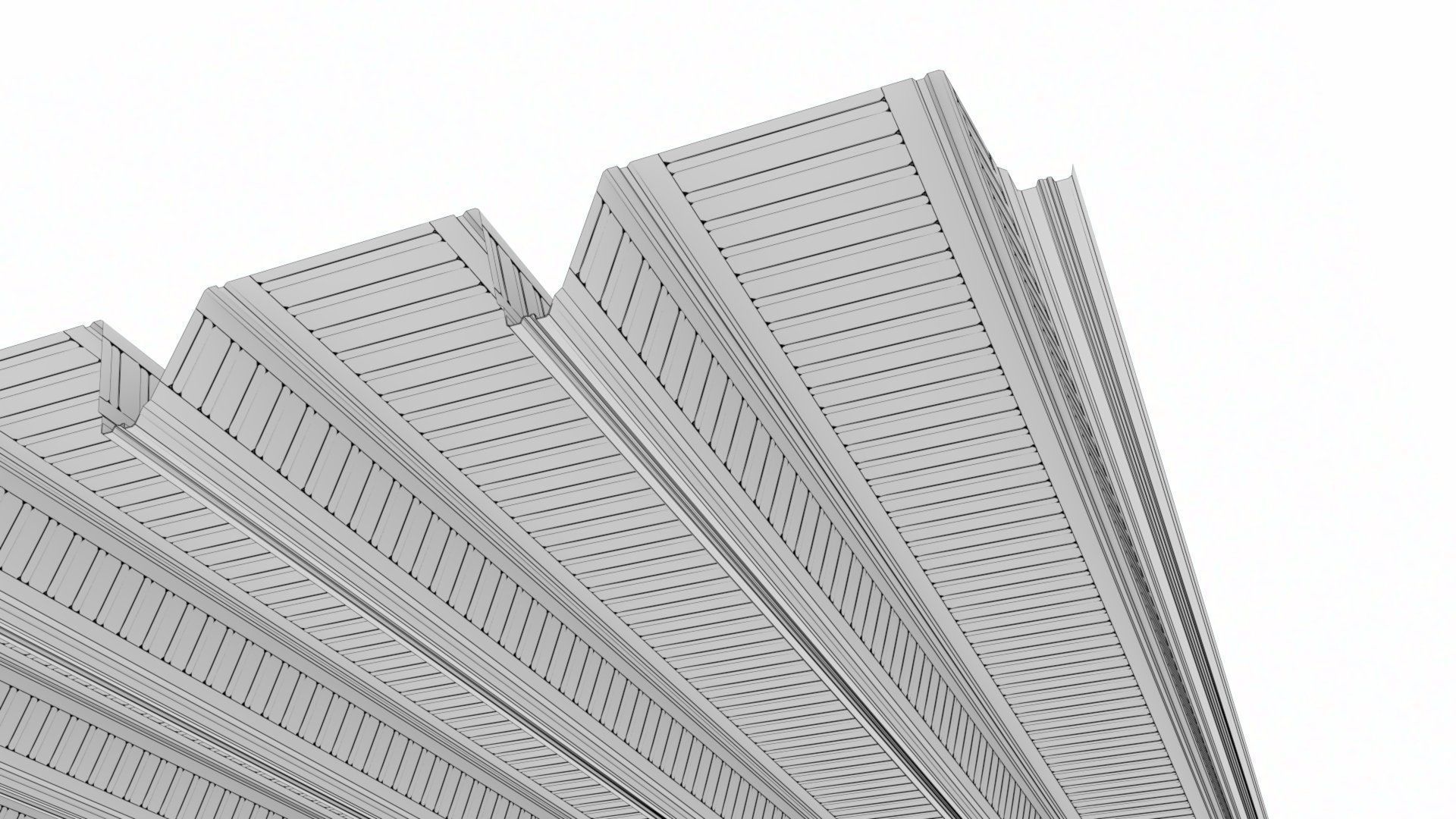 Composite Metal Deck Flooring 3D model_20