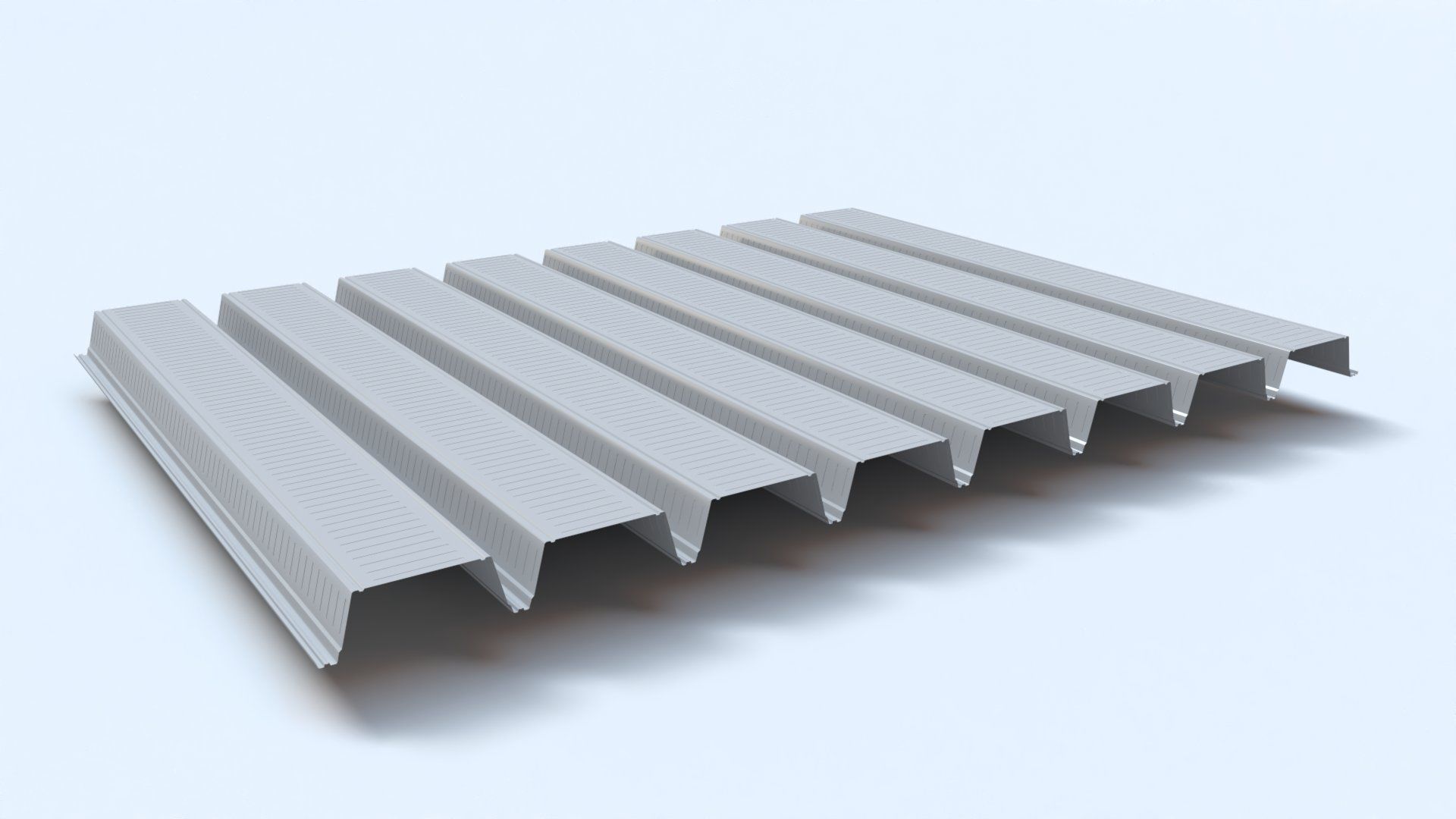 Composite Metal Deck Flooring 3D model_7