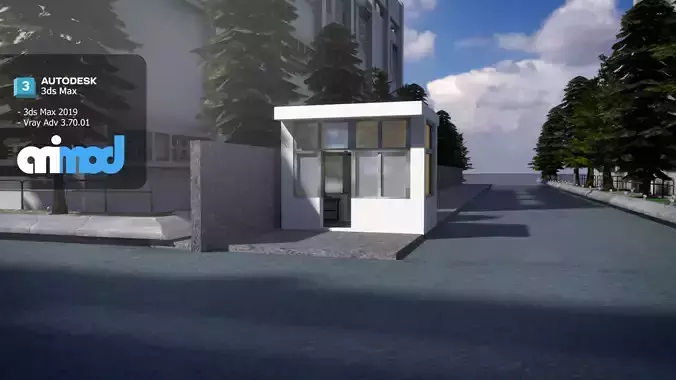 TW Apartment Complex With Guard Booth