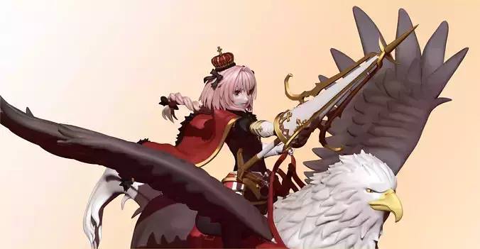 Fate Grand Orde-  Astolfo 3D print model