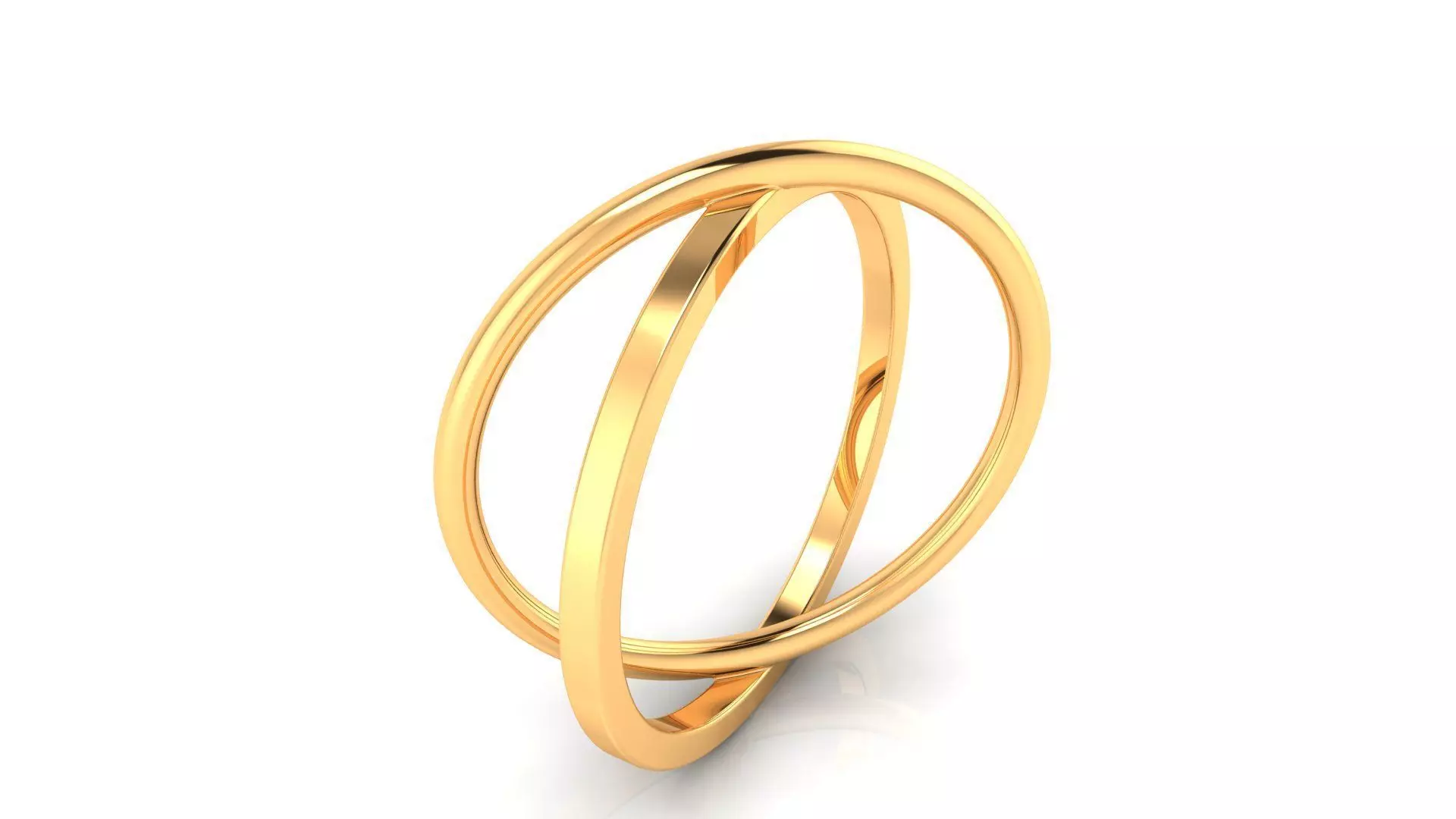 Ring M163 The luxury female abstract ring wedding 3D print model