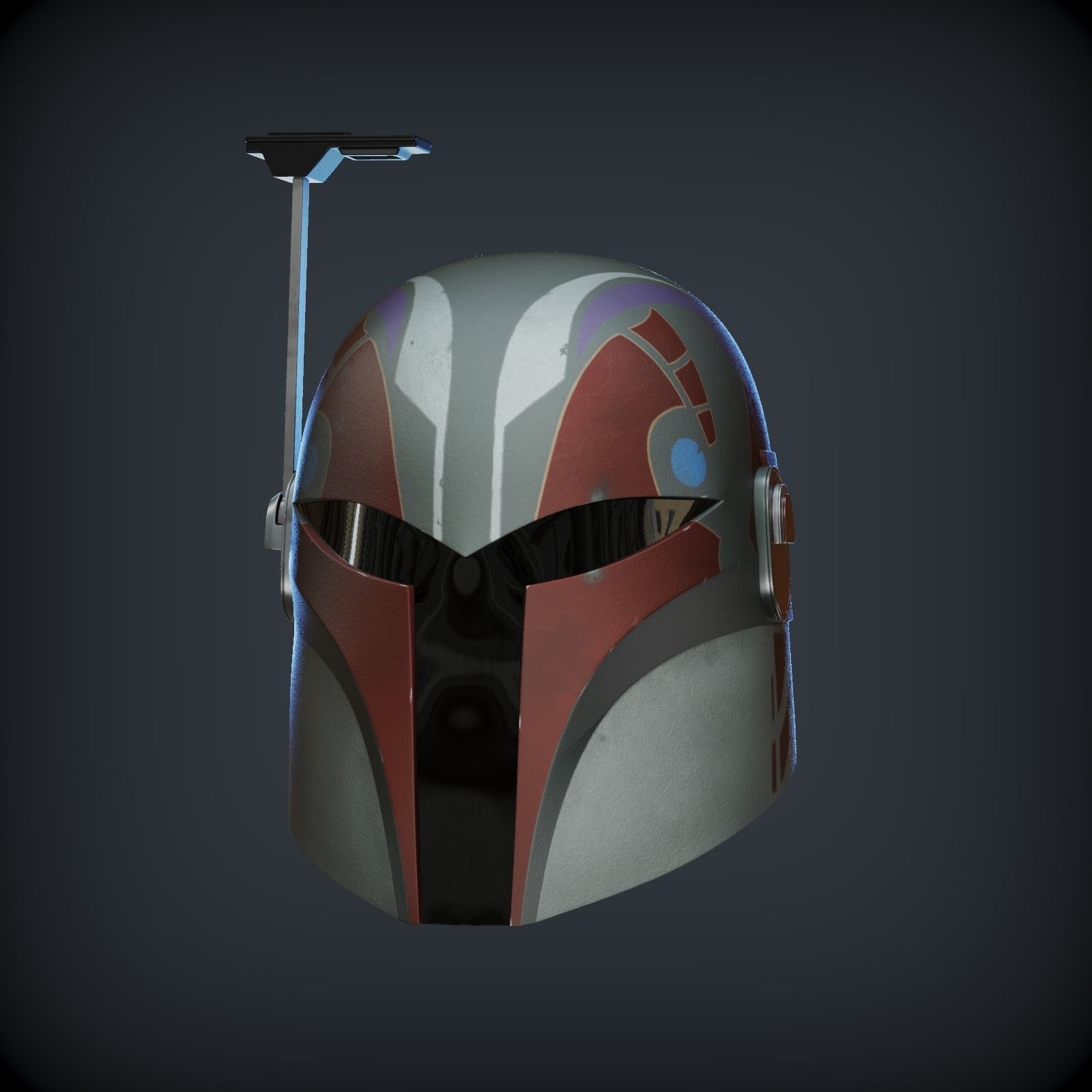 SABINE WREN HELMET FROM AHSOKA 1to1 SCALE 3D print model_2