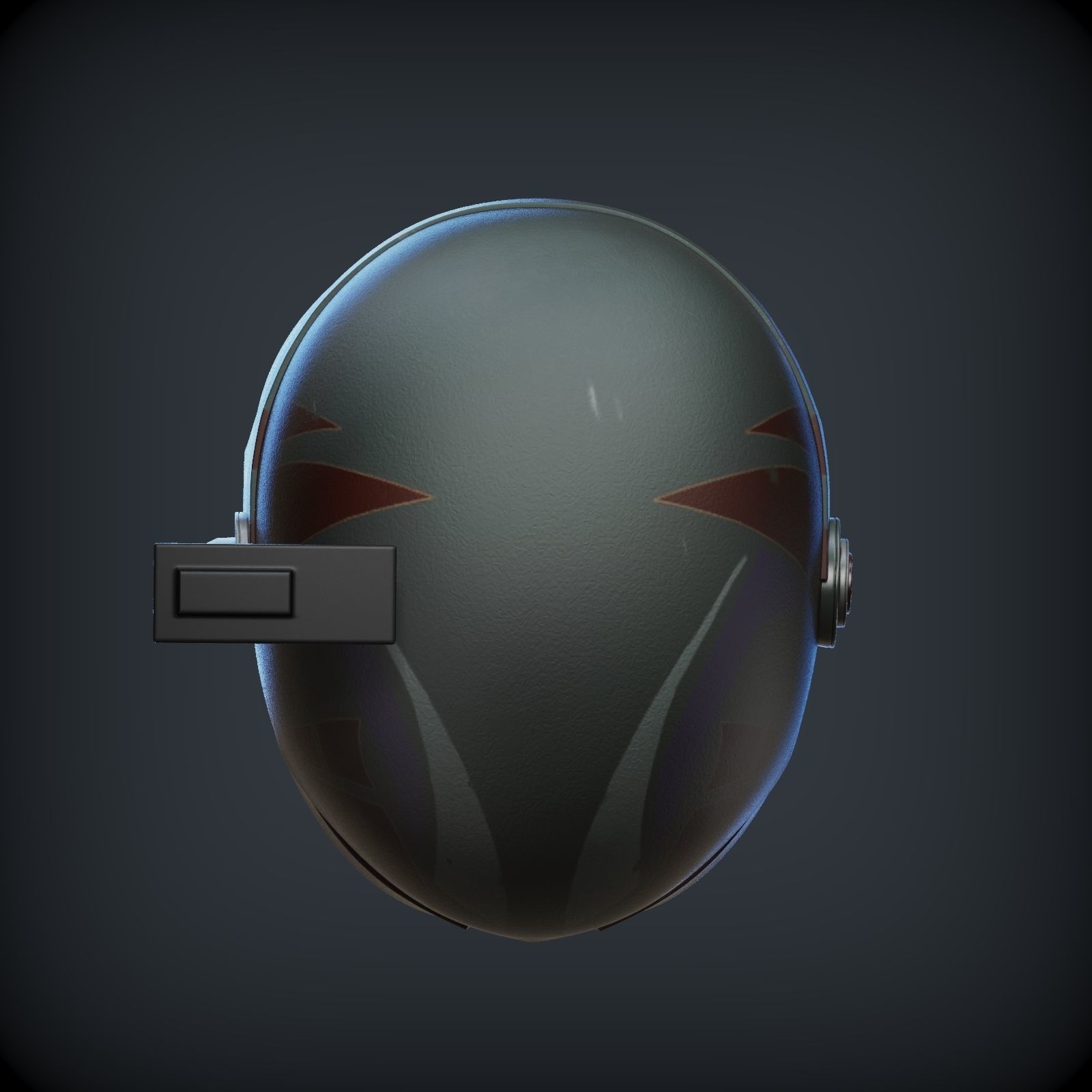 SABINE WREN HELMET FROM AHSOKA 1to1 SCALE 3D print model_11