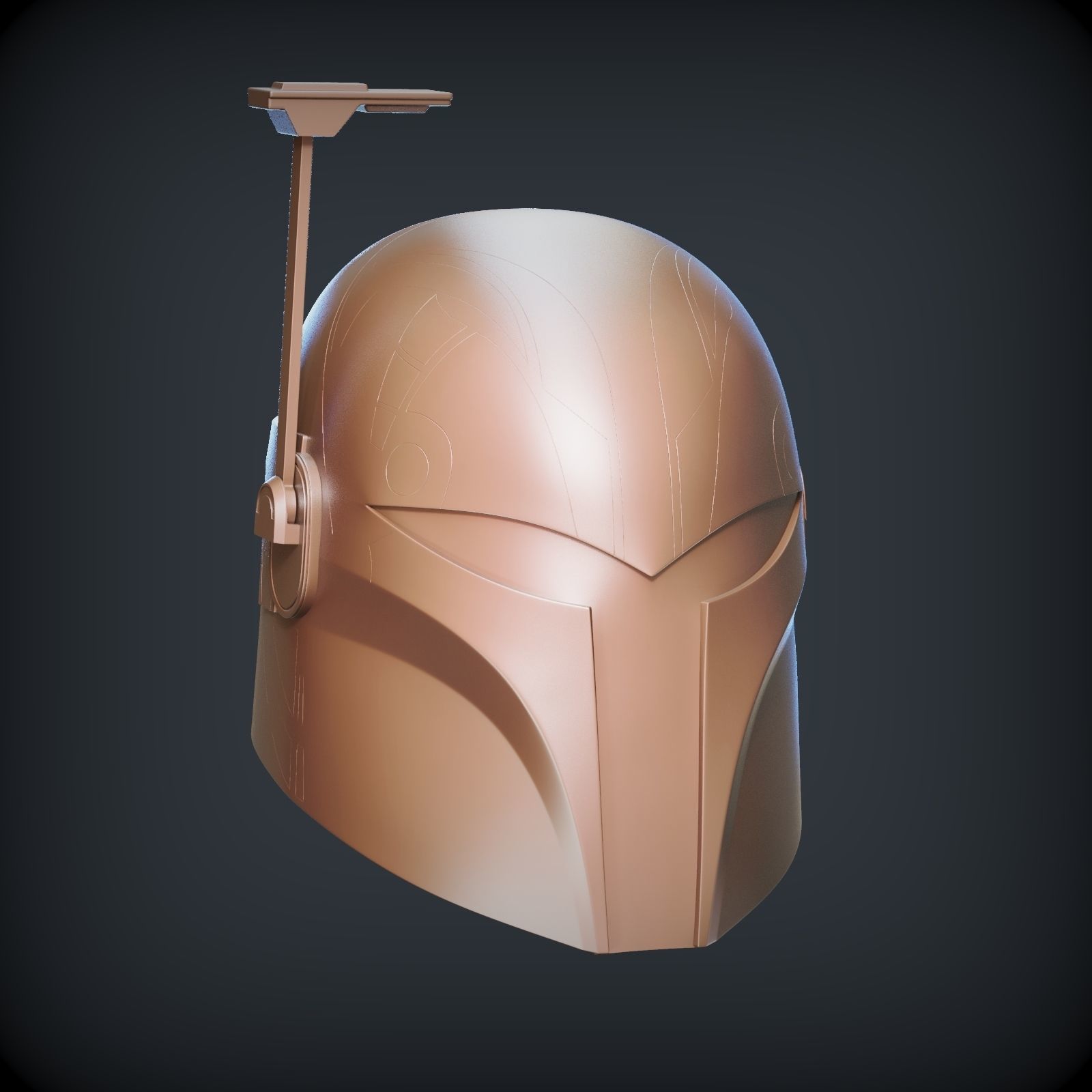 SABINE WREN HELMET FROM AHSOKA 1to1 SCALE 3D print model_4