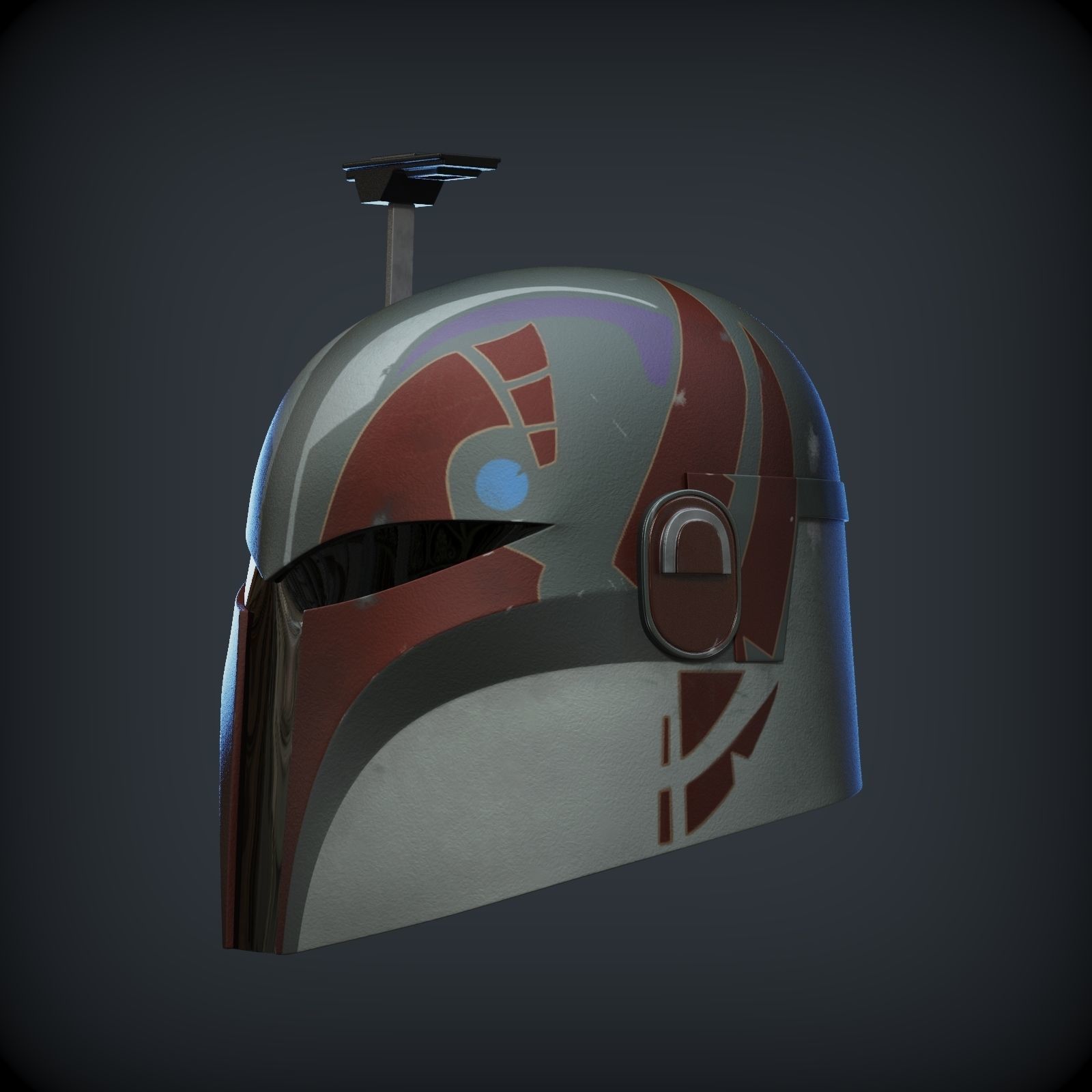 SABINE WREN HELMET FROM AHSOKA 1to1 SCALE 3D print model_3