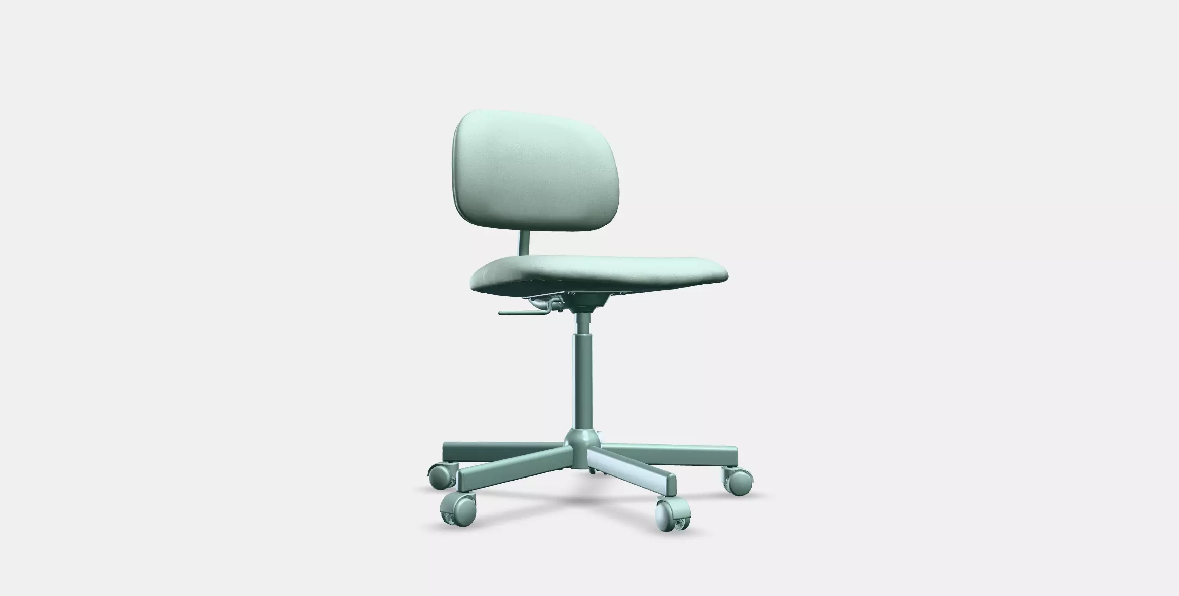 BLECKBERGET Swivel chair Low-poly 3D model_0