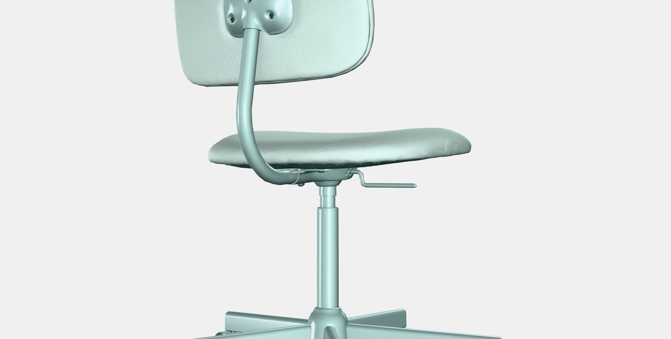 BLECKBERGET Swivel chair Low-poly 3D model_6