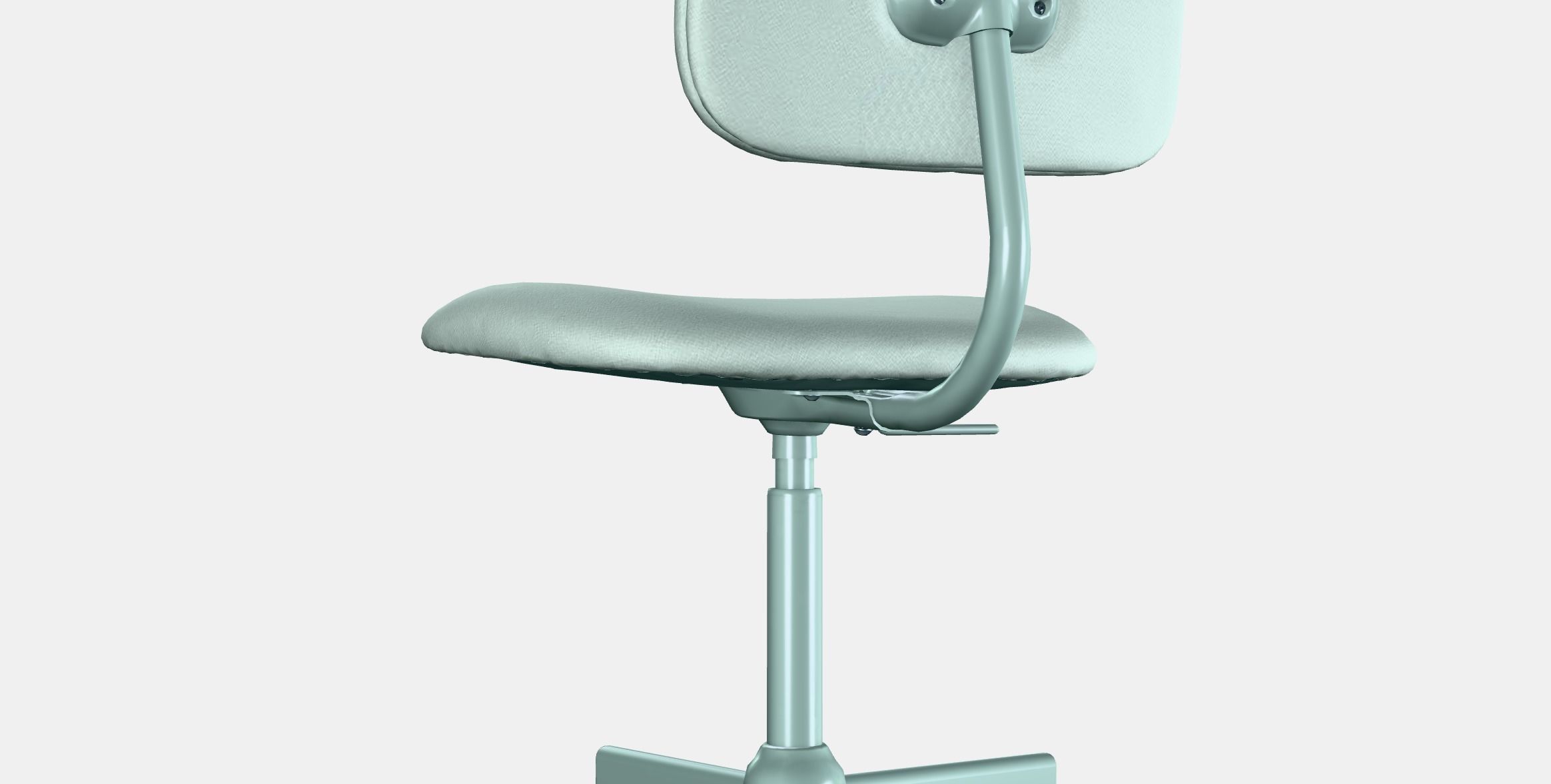 BLECKBERGET Swivel chair Low-poly 3D model_2