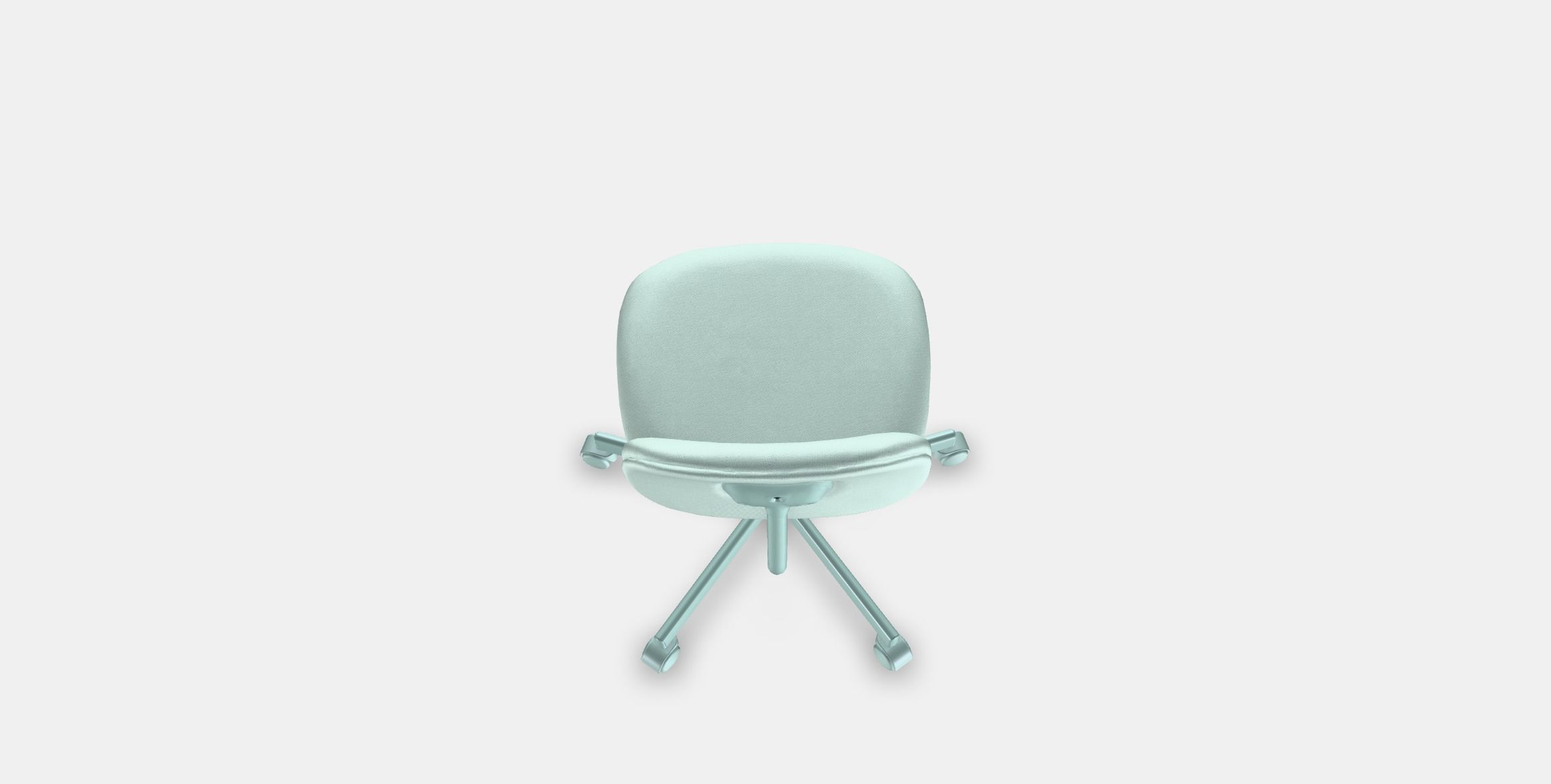 BLECKBERGET Swivel chair Low-poly 3D model_3