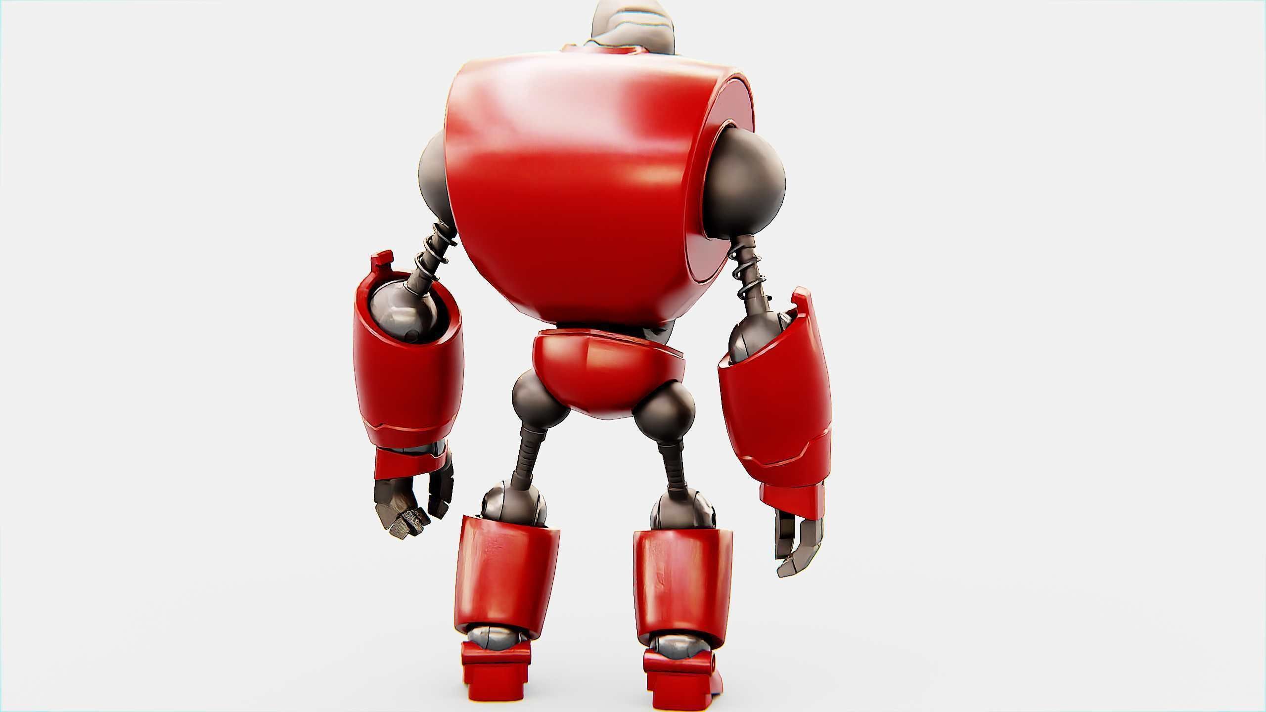 CRAZY FROG ROBOT Rigged for Unreal Engine - Unity - MIXAMO 3D model_12