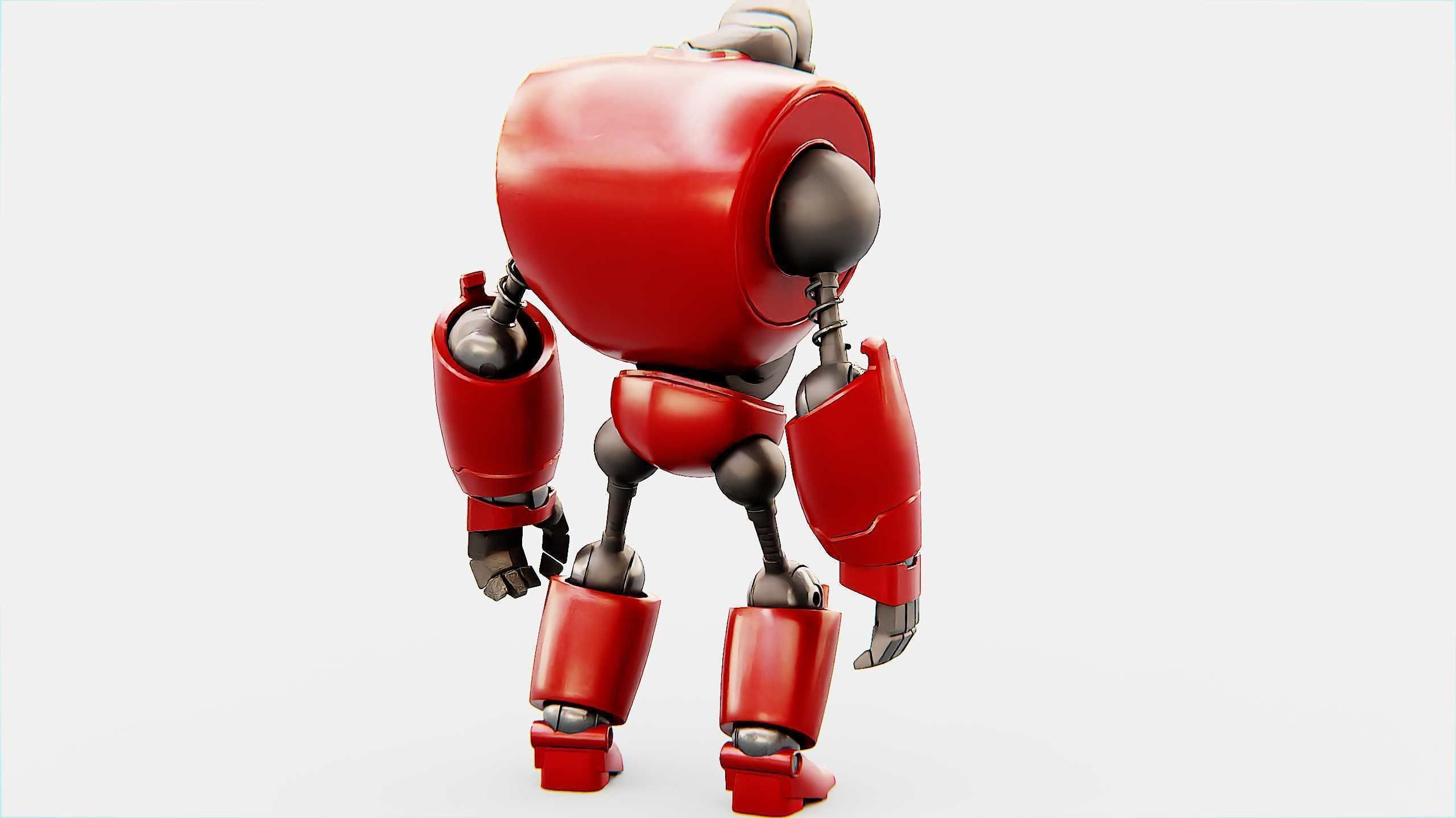 CRAZY FROG ROBOT Rigged for Unreal Engine - Unity - MIXAMO 3D model_11