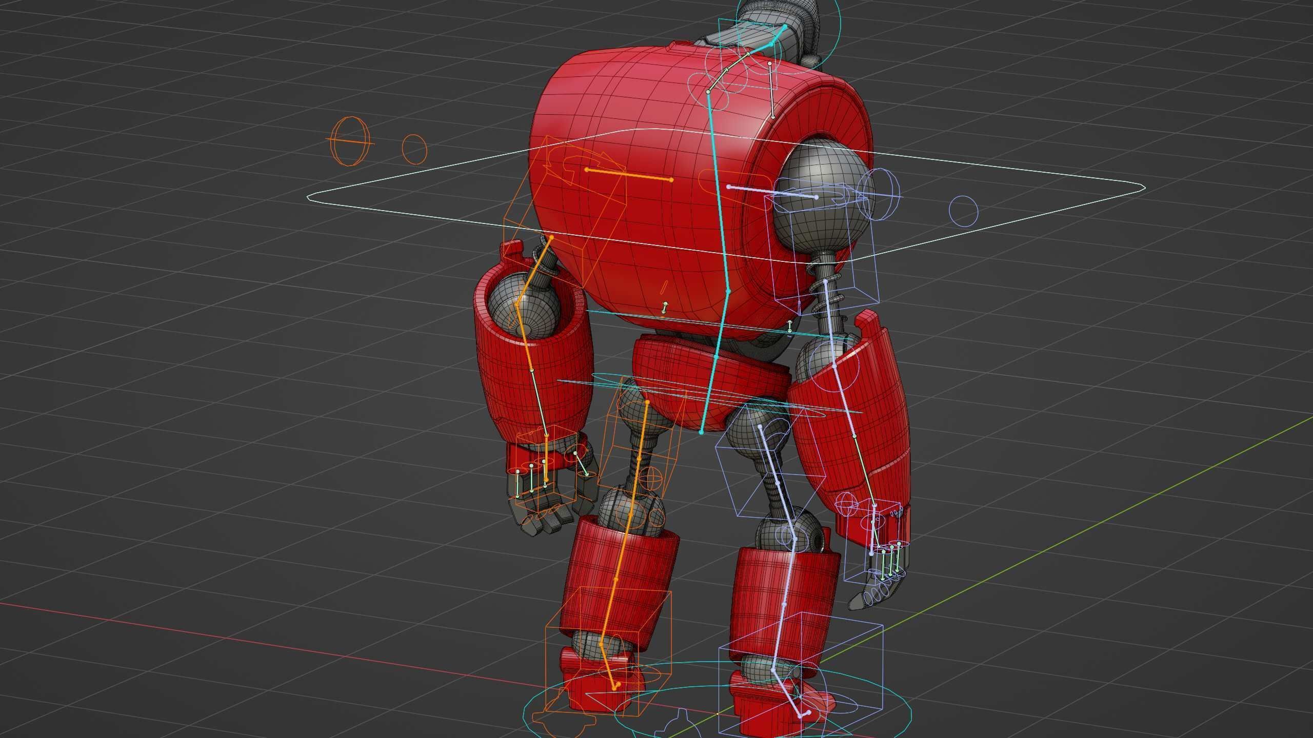 CRAZY FROG ROBOT Rigged for Unreal Engine - Unity - MIXAMO 3D model_38