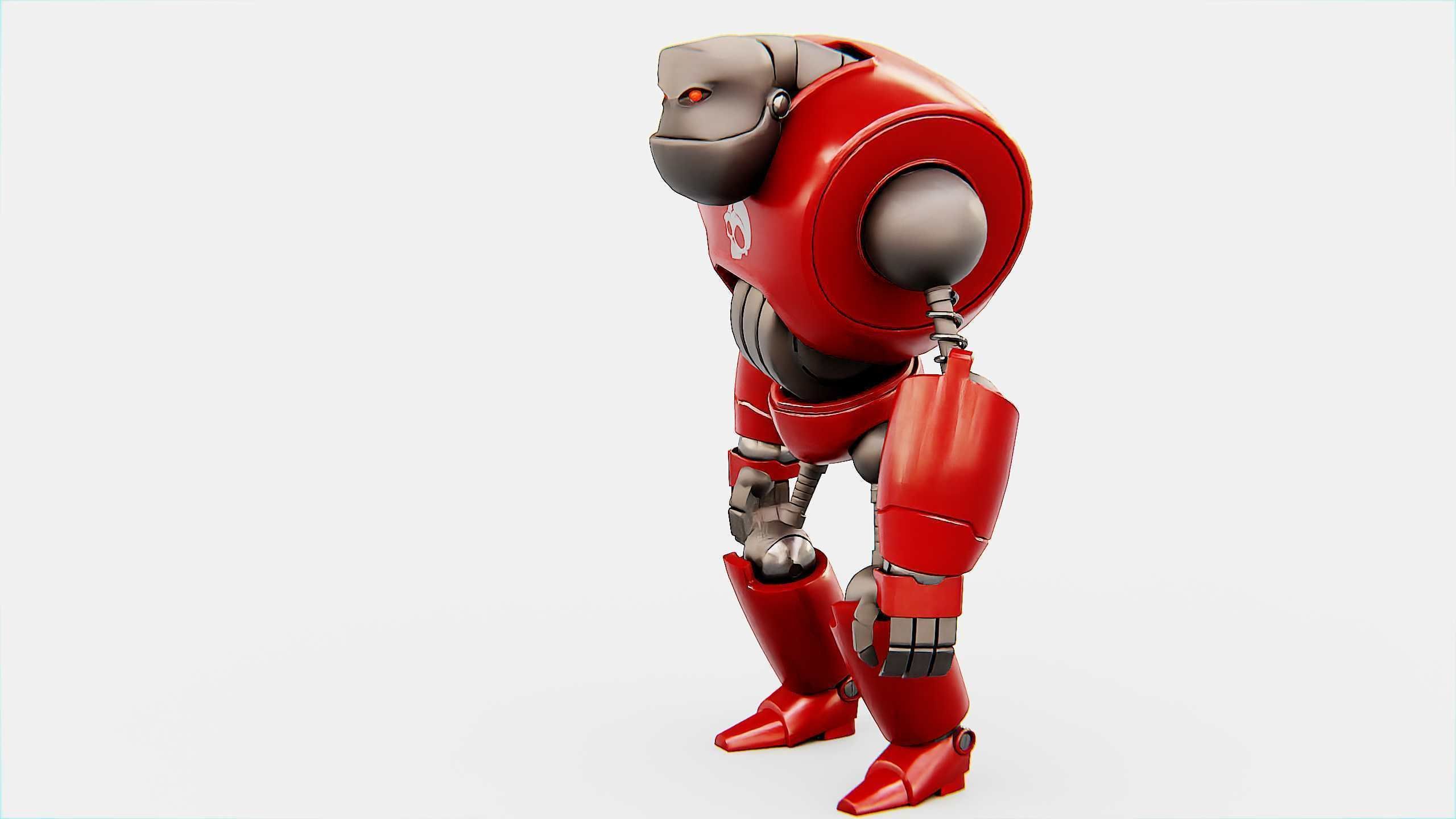 CRAZY FROG ROBOT Rigged for Unreal Engine - Unity - MIXAMO 3D model_18