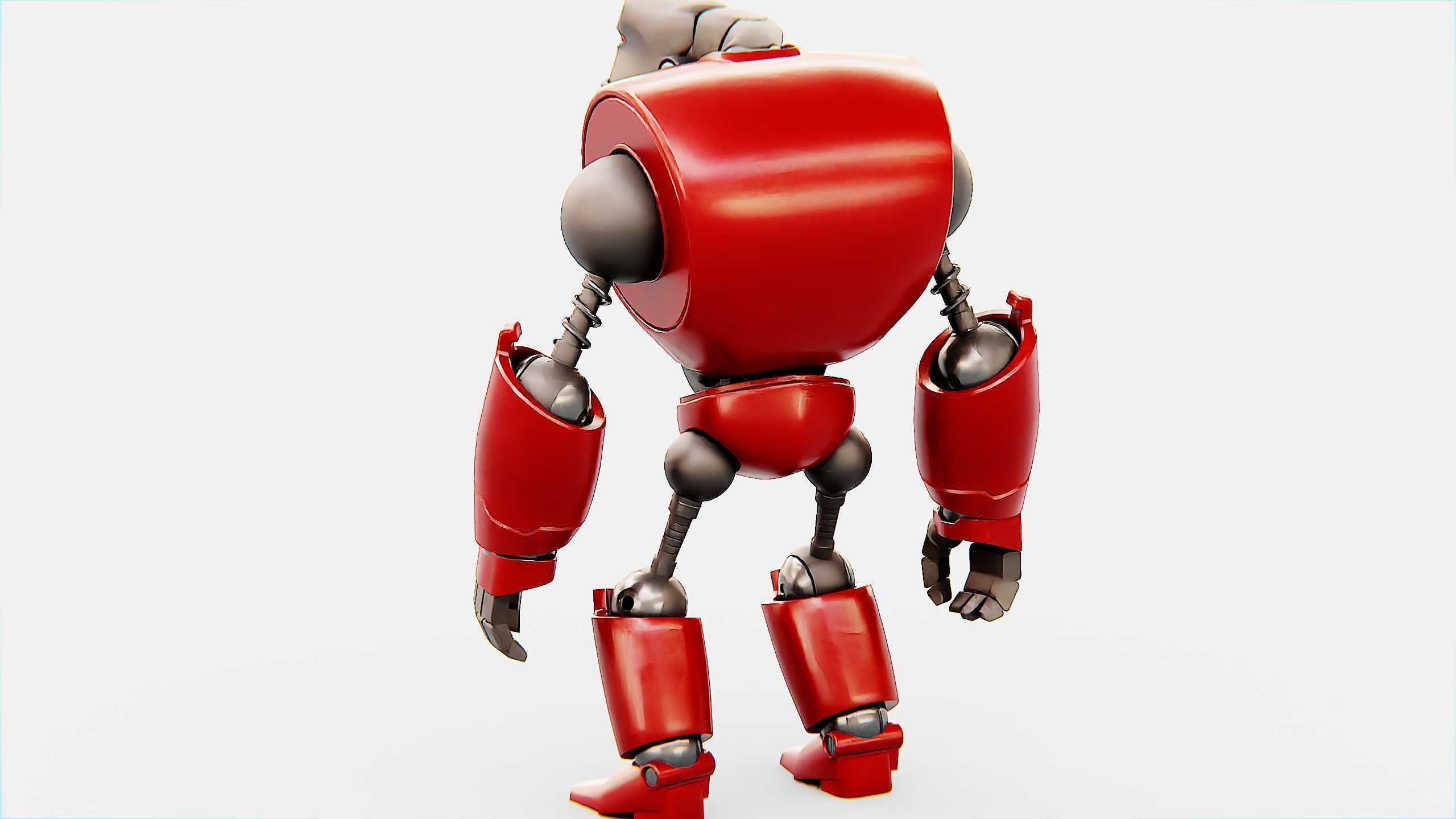 CRAZY FROG ROBOT Rigged for Unreal Engine - Unity - MIXAMO 3D model_14