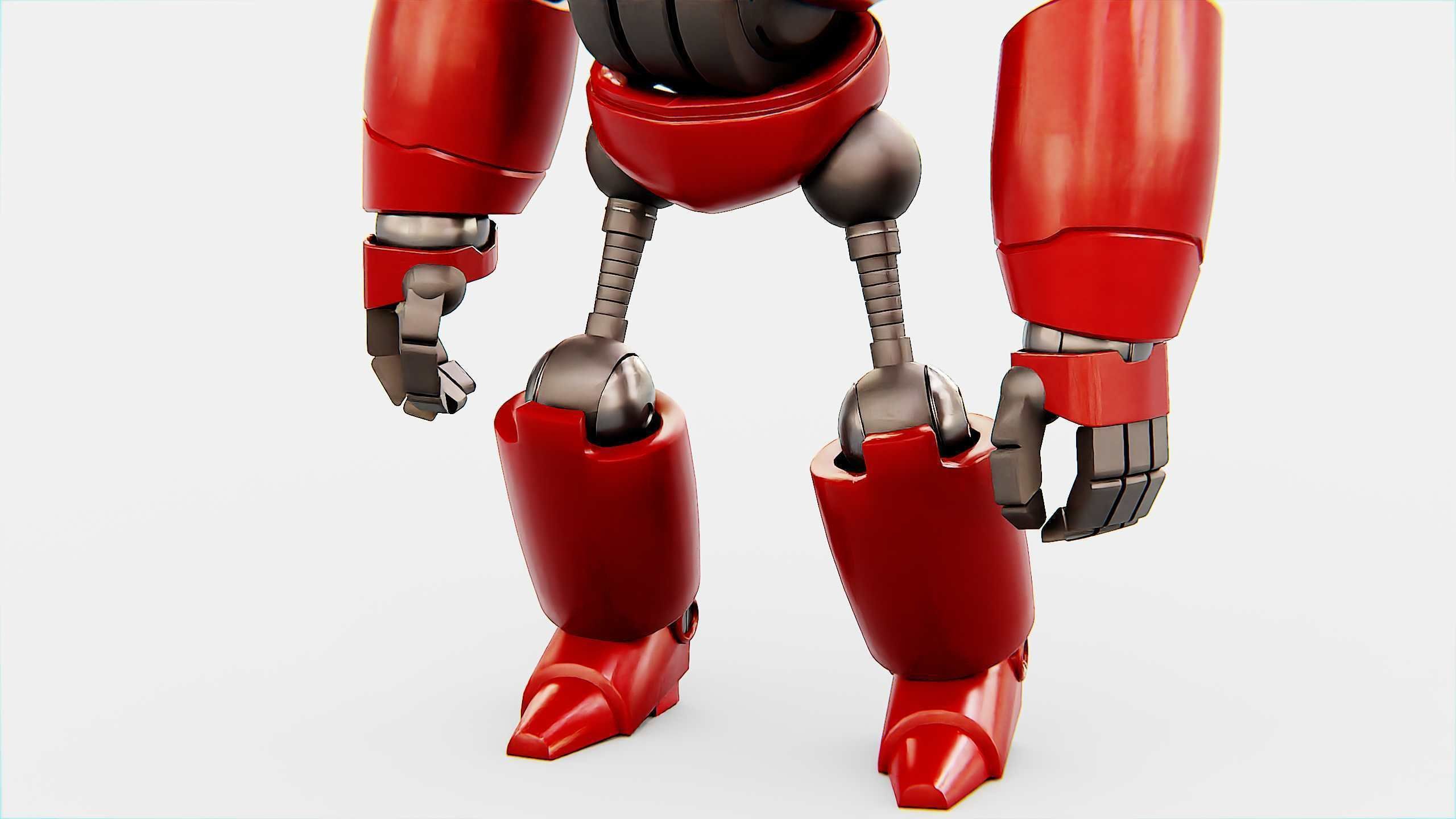 CRAZY FROG ROBOT Rigged for Unreal Engine - Unity - MIXAMO 3D model_28