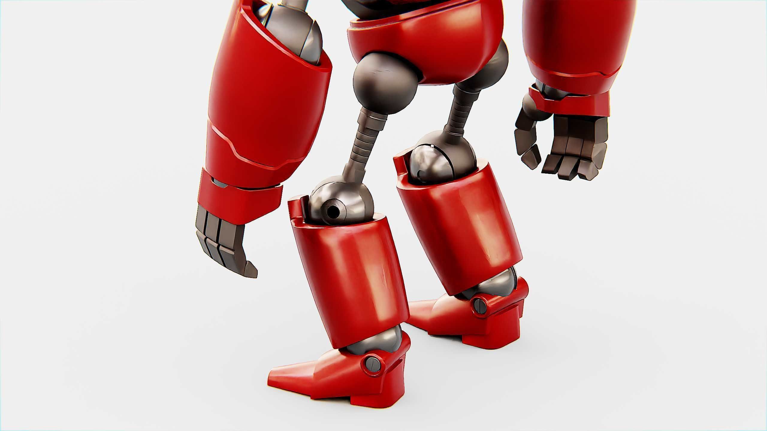 CRAZY FROG ROBOT Rigged for Unreal Engine - Unity - MIXAMO 3D model_27