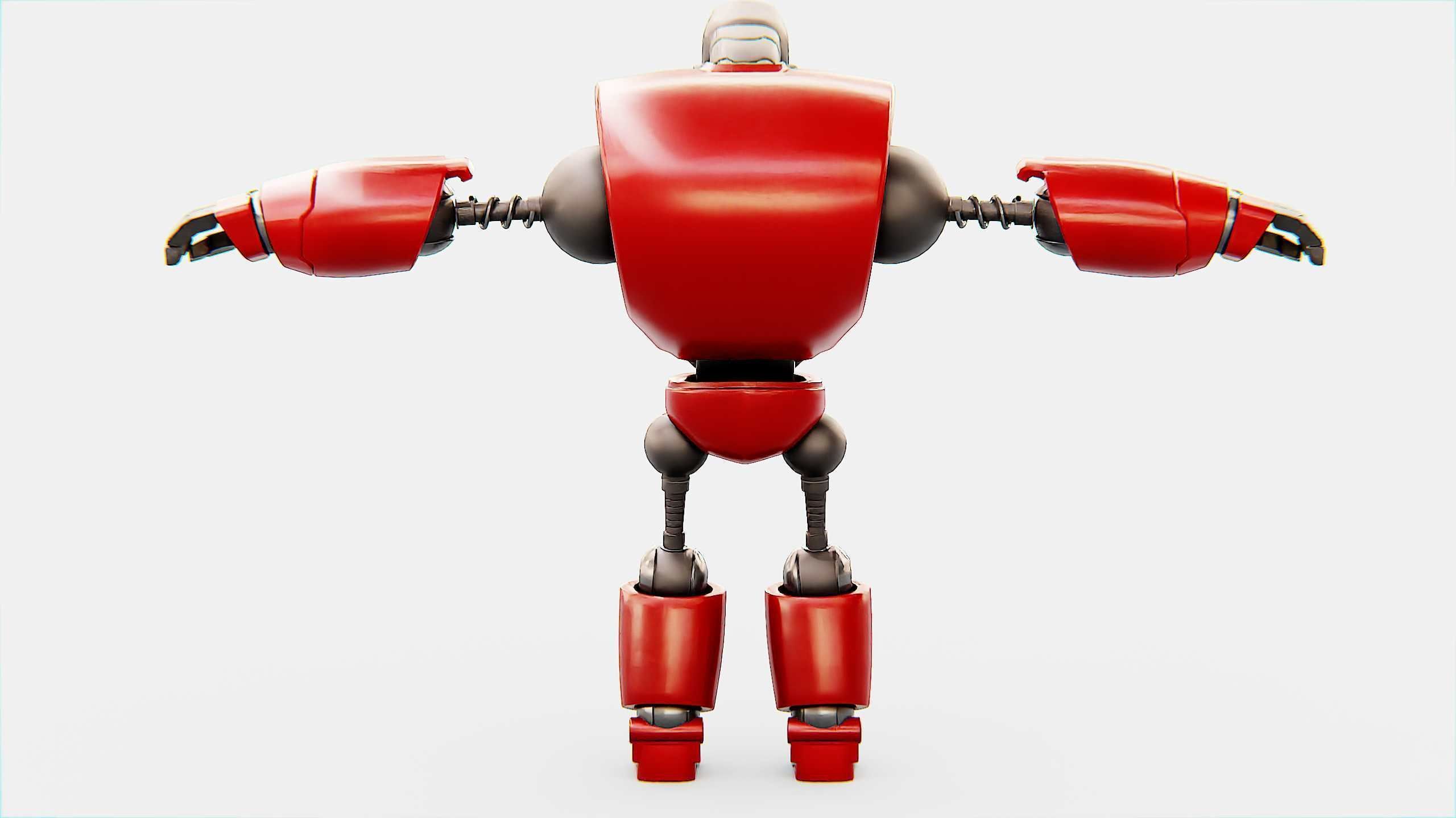 CRAZY FROG ROBOT Rigged for Unreal Engine - Unity - MIXAMO 3D model_31