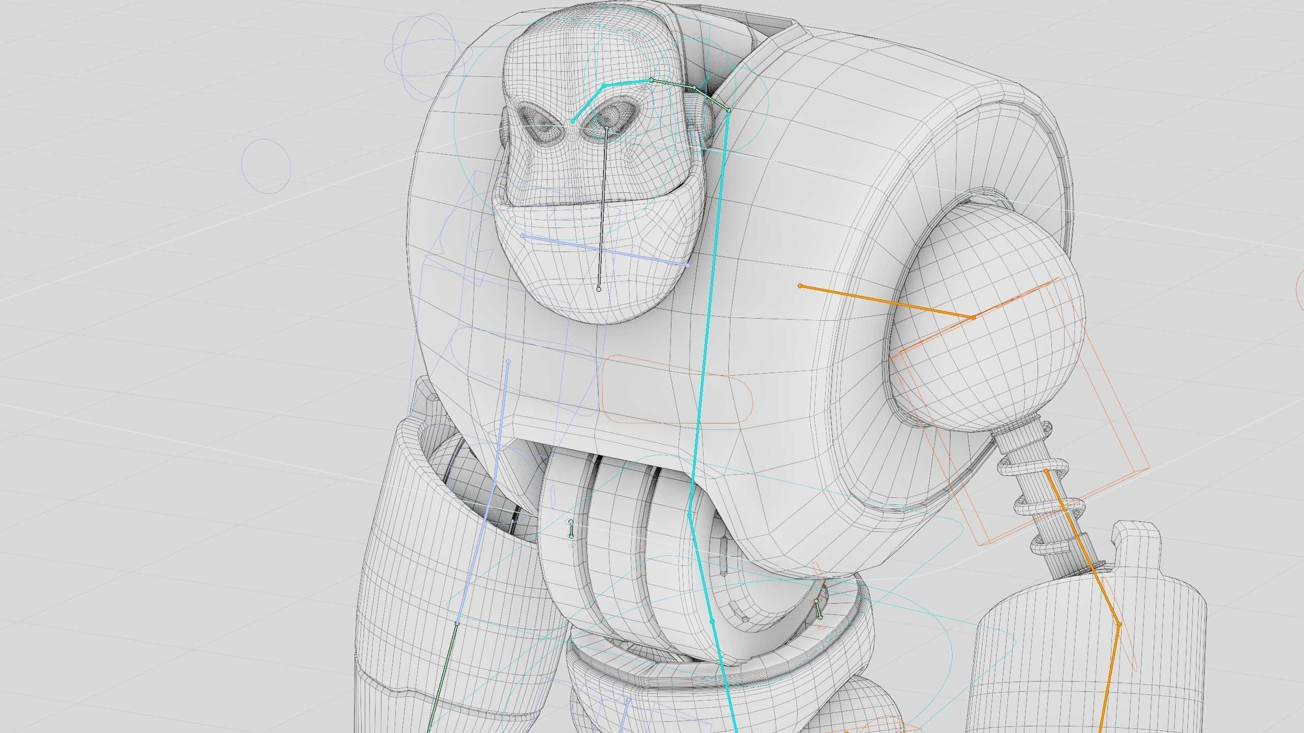 CRAZY FROG ROBOT Rigged for Unreal Engine - Unity - MIXAMO 3D model_42