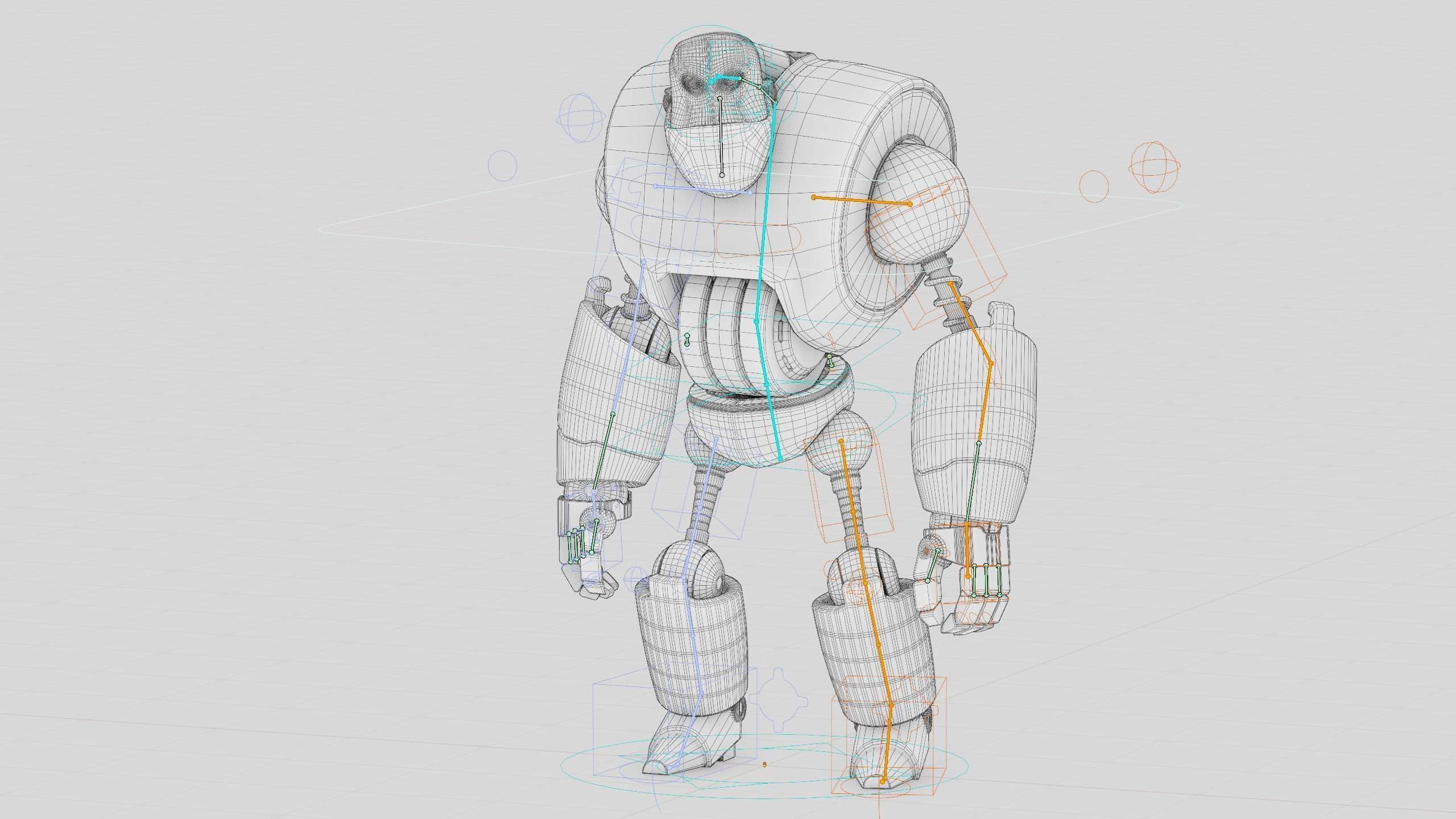 CRAZY FROG ROBOT Rigged for Unreal Engine - Unity - MIXAMO 3D model_40