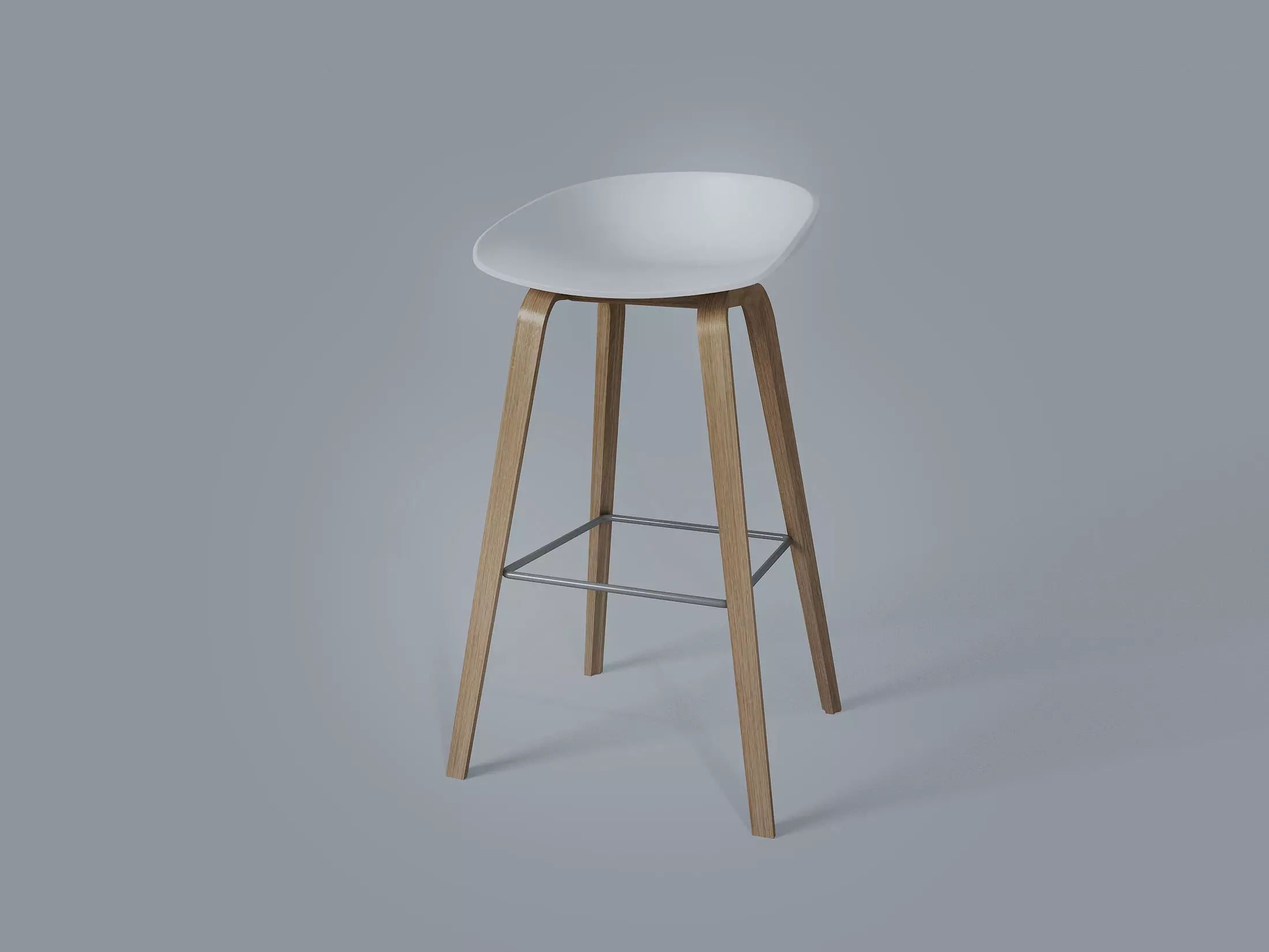 Hay About A Stool Barstool 3D model_0