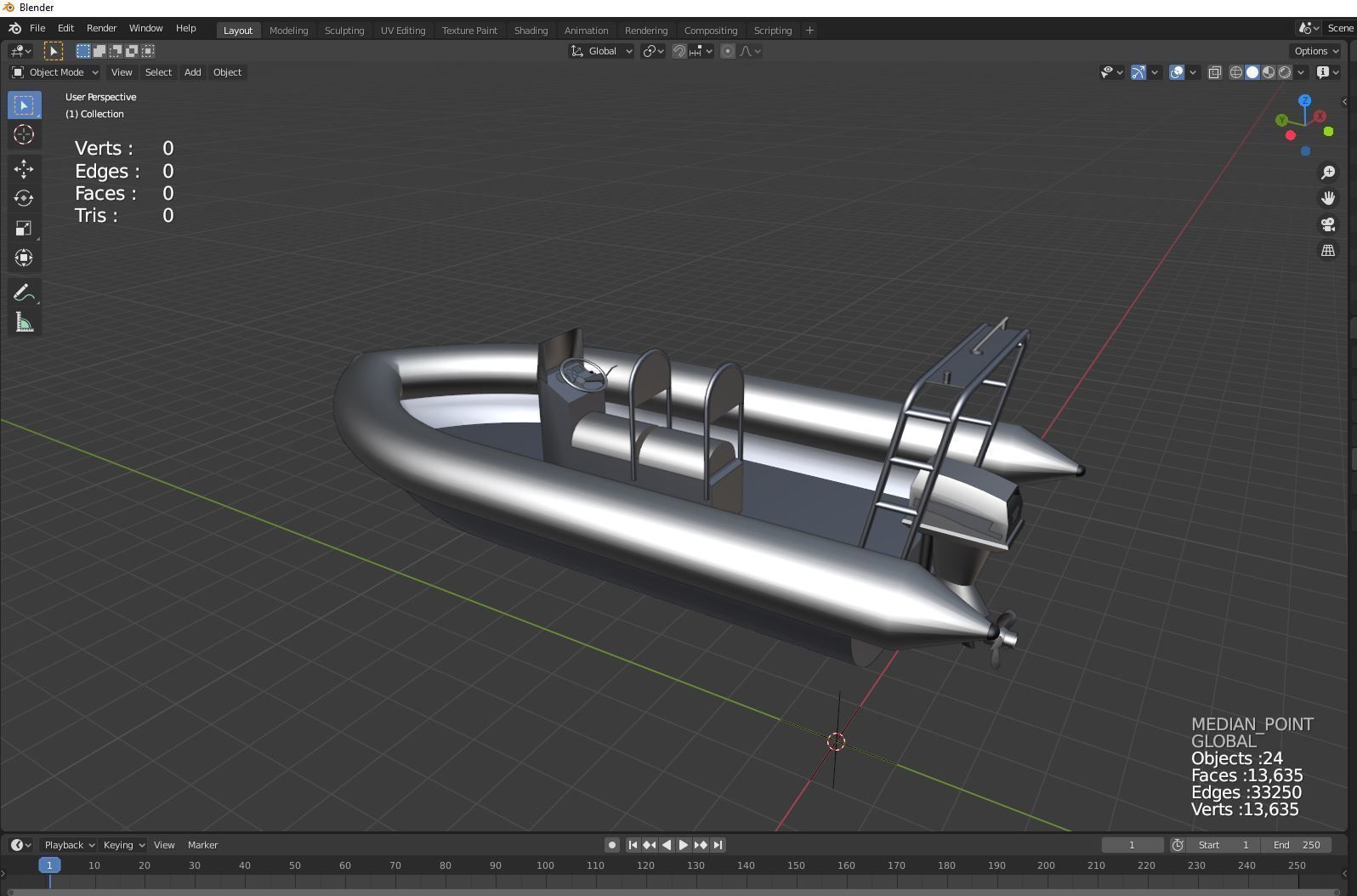 rigid inflatable boat 3D model_5