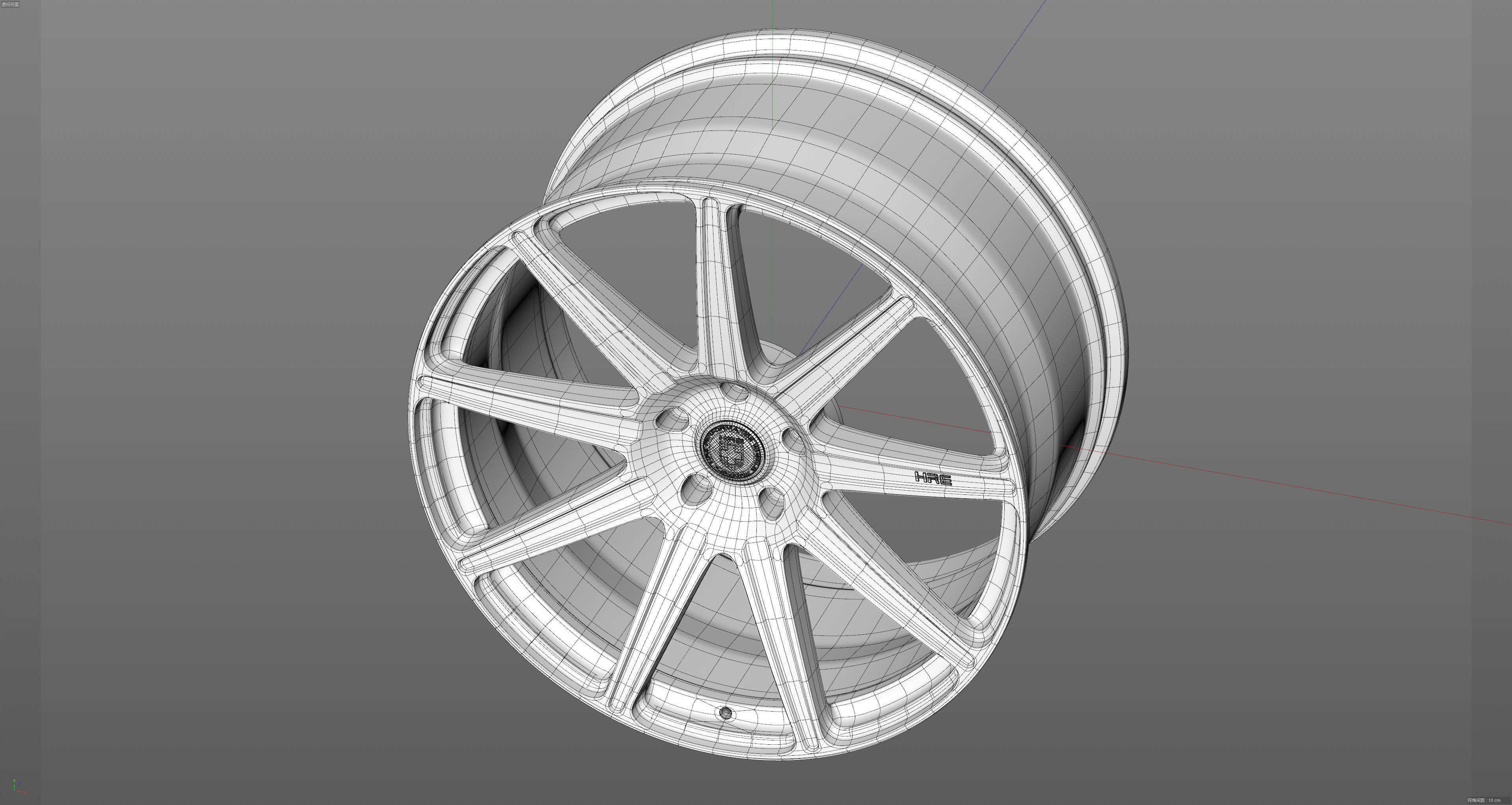 HRE TTR109 Low-poly 3D model_26