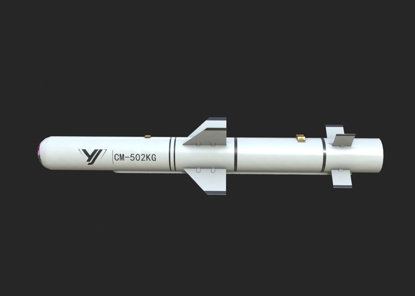 CM502KG CM-502KG Anti tank missile Low-poly 3D model_5