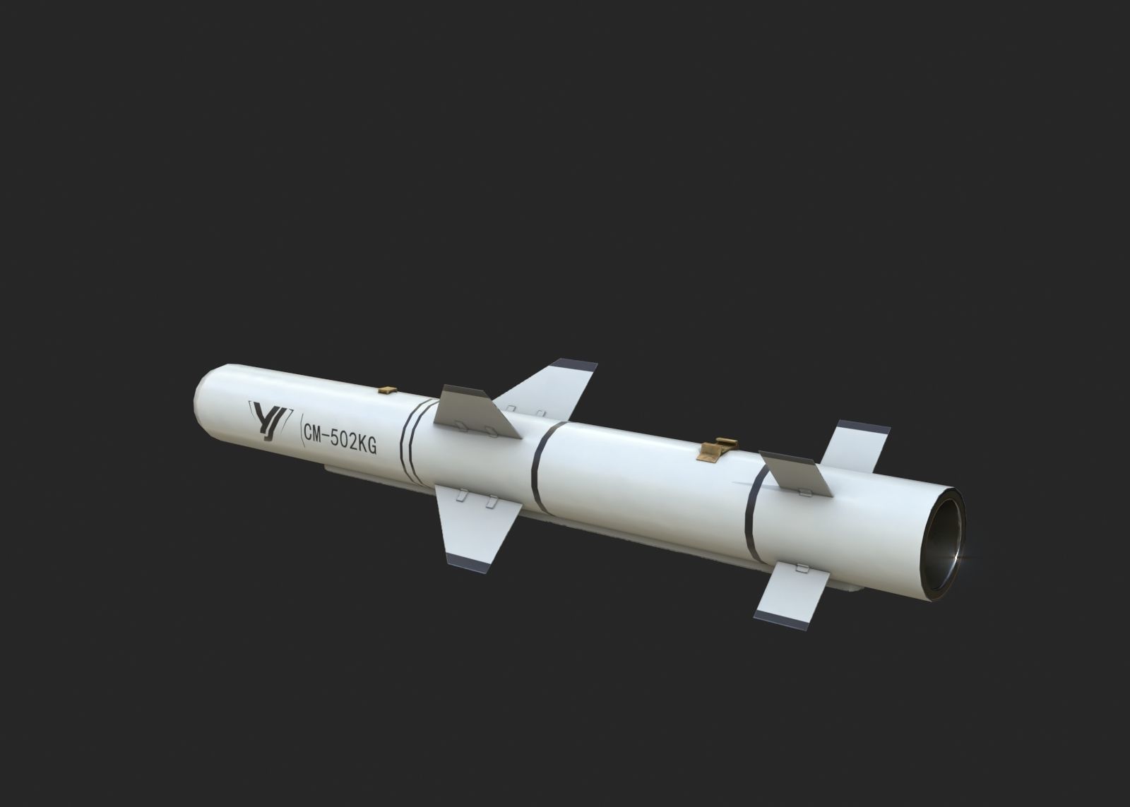CM502KG CM-502KG Anti tank missile Low-poly 3D model_3