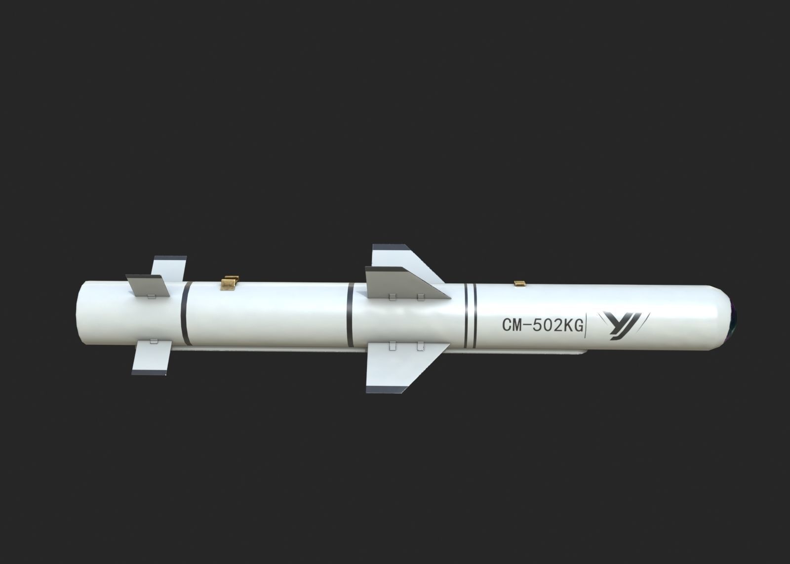 CM502KG CM-502KG Anti tank missile Low-poly 3D model_4