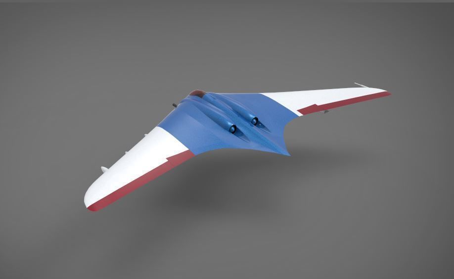 Horten Ho 229 aircraft 3D model_2