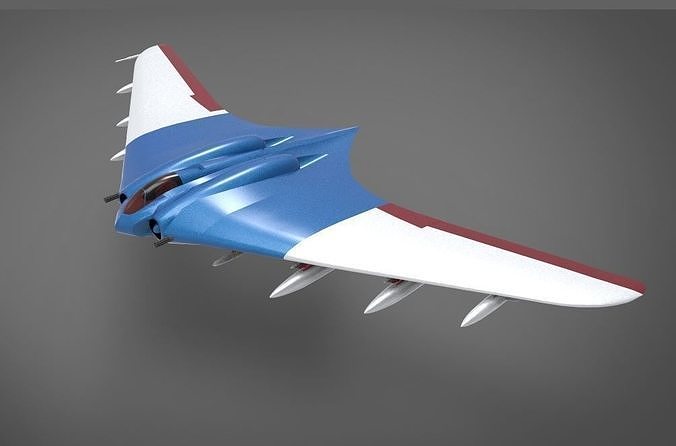 Horten Ho 229 aircraft  3D model