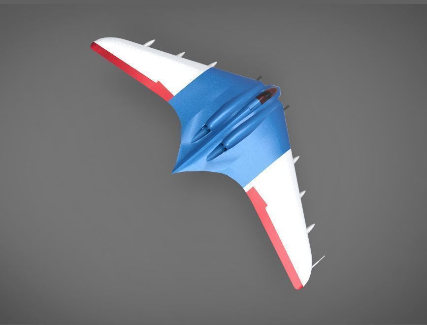 Horten Ho 229 aircraft 3D model_3