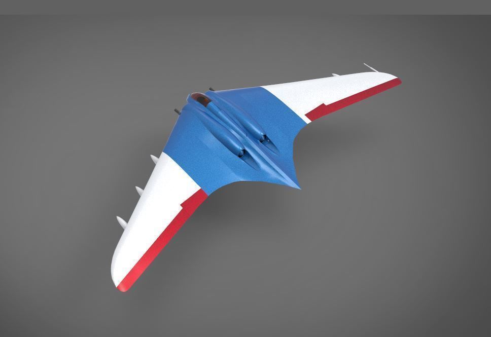 Horten Ho 229 aircraft 3D model_1