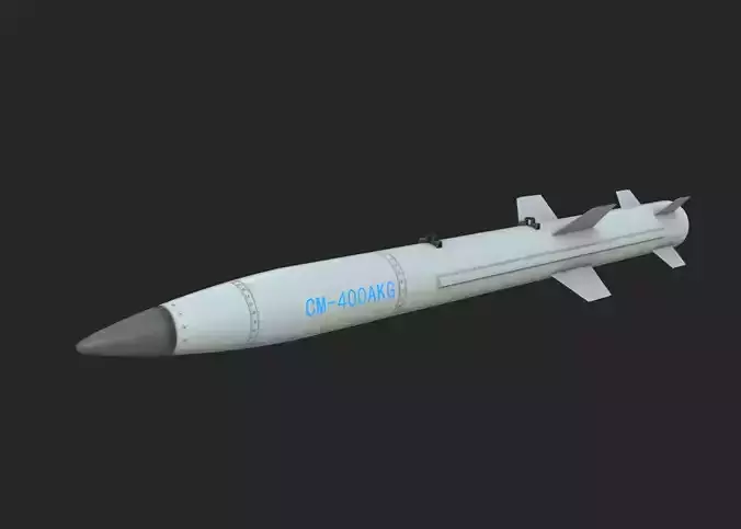 CM-400AKG Lang Range Air-to-Surface missile Low-poly 3D model