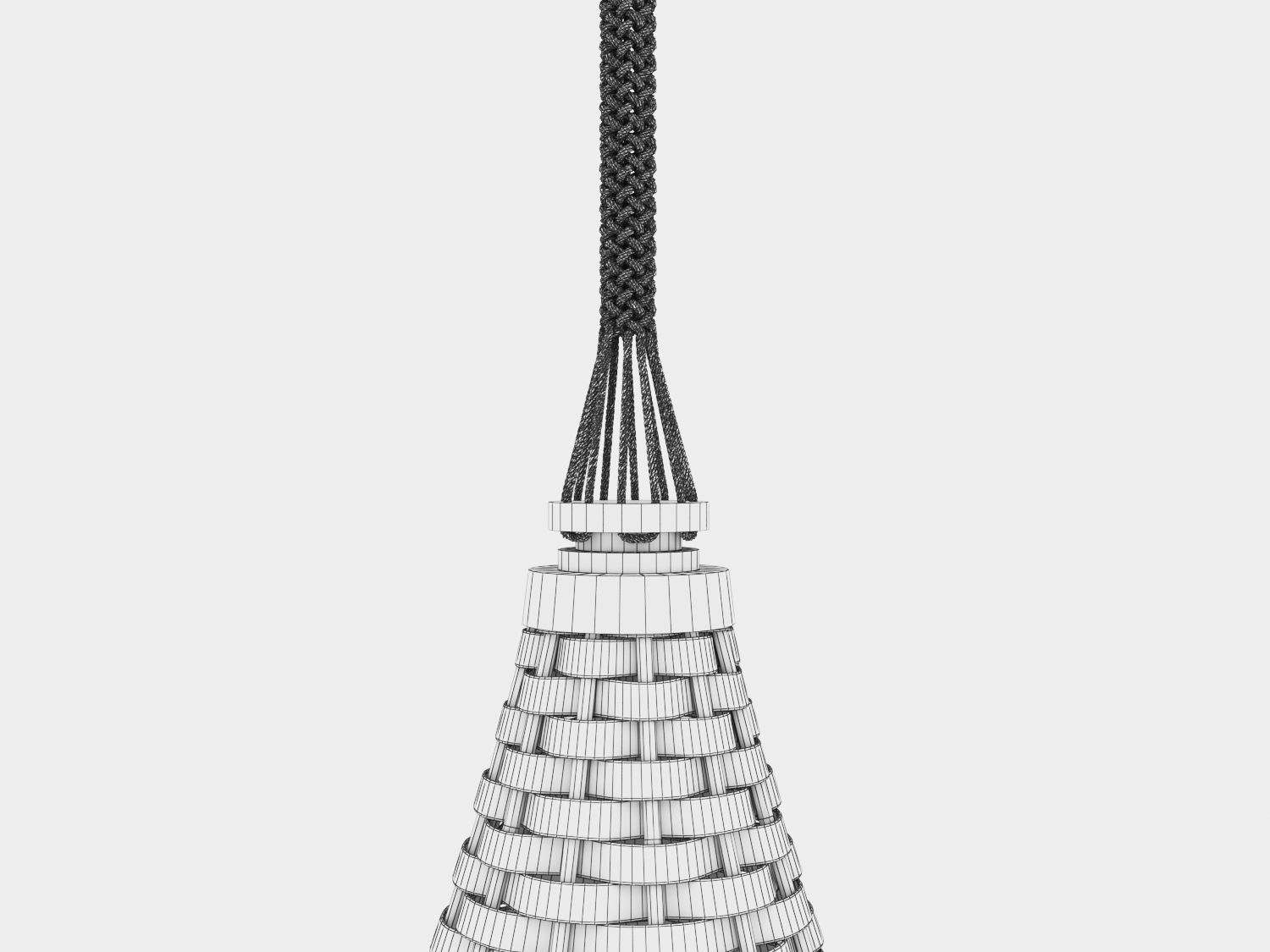 DEDON Nestrest Hanging Lounger Low Poly 3D model_7