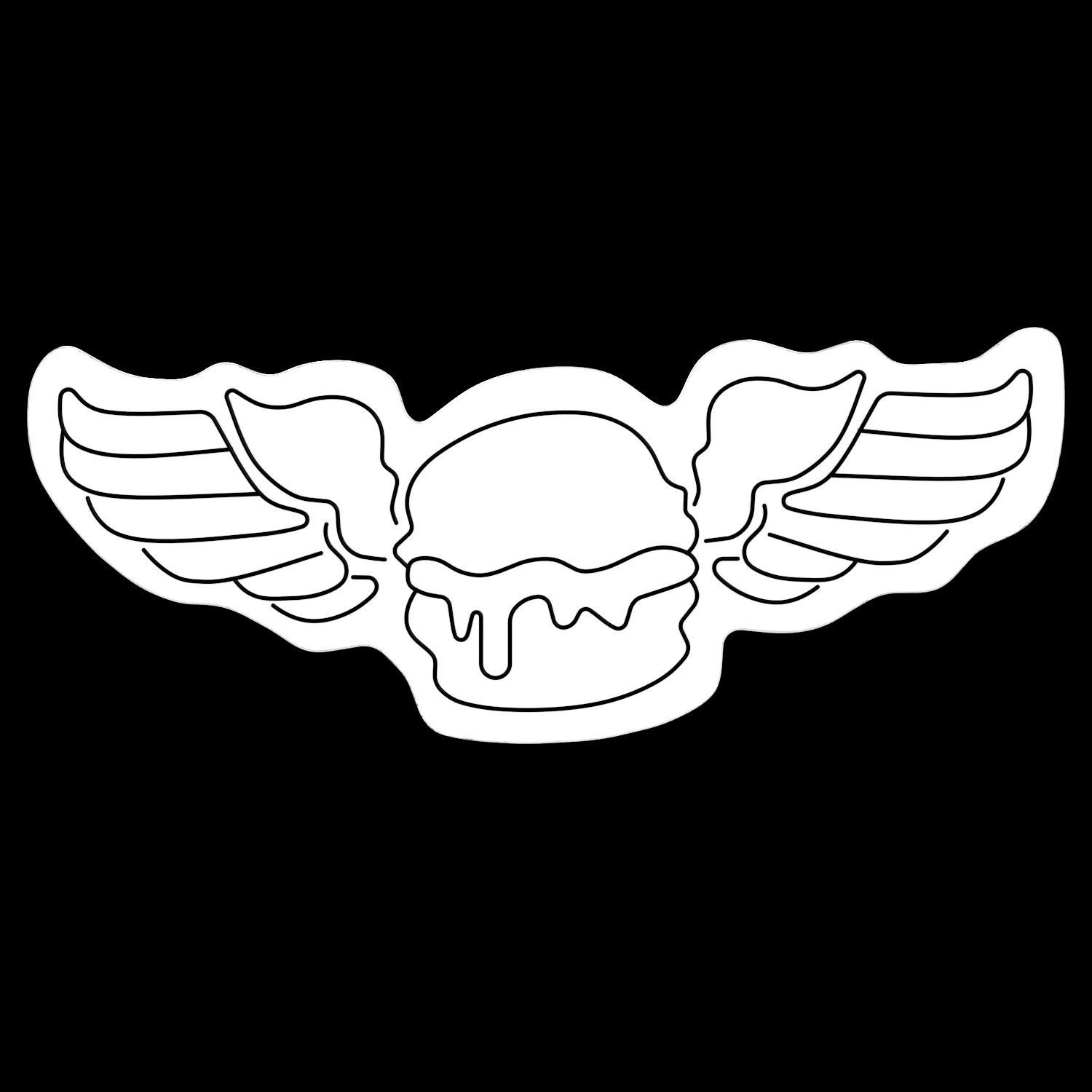 Burger Neon Sign 3D model_3