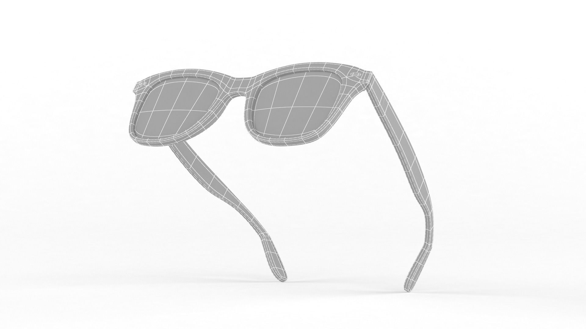 Classic Polarized Sunglasses 3D model_11