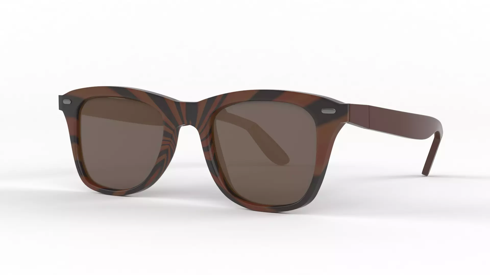 Classic Polarized Sunglasses 3D model_0