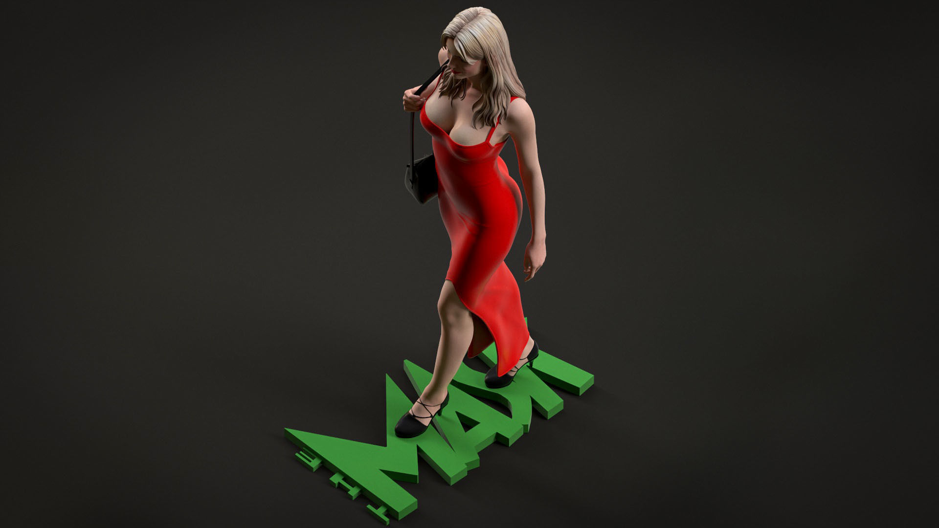 Tina Carlyle from The Mask 3D print model_4