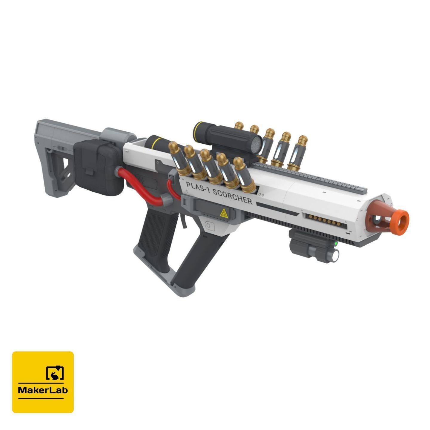 PLAS-1 Scorcher - Helldivers 2 - STL CAD set - Commercial Use 3D print model_8