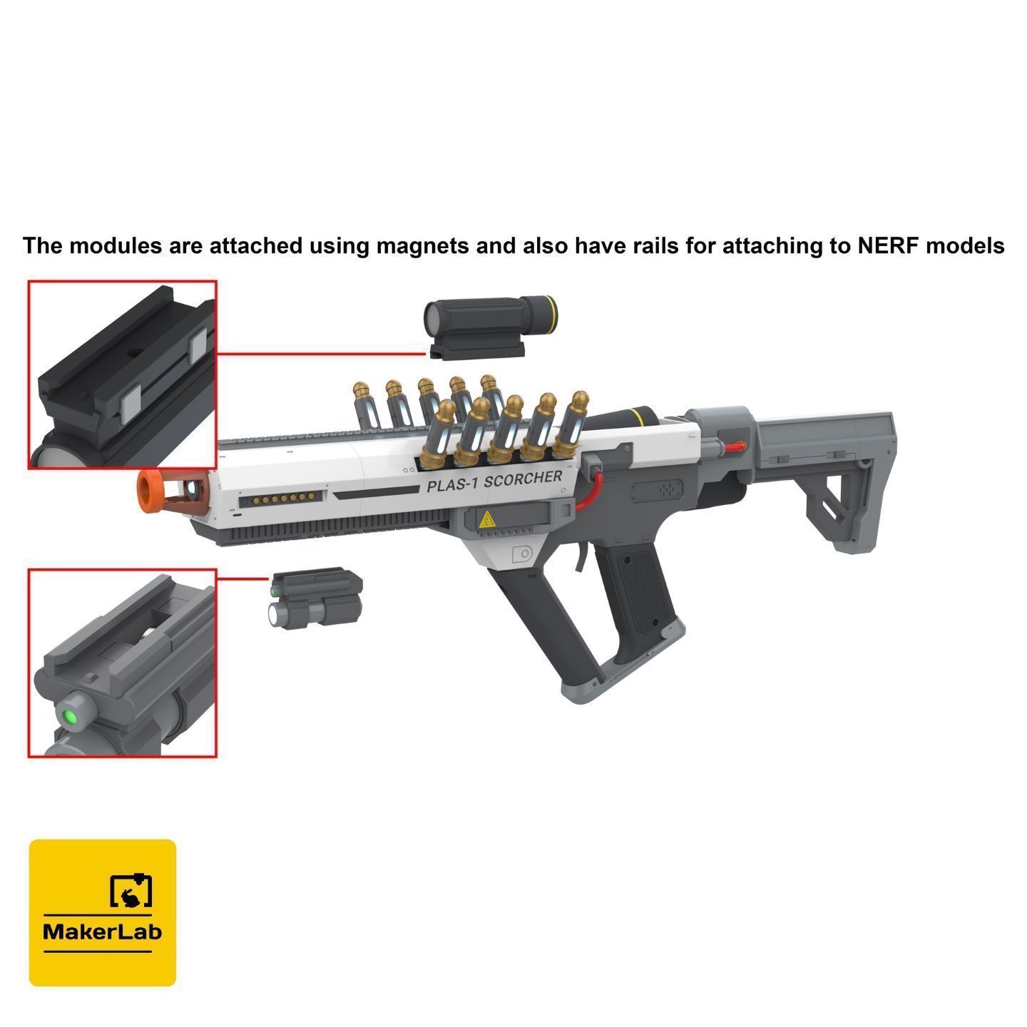 PLAS-1 Scorcher - Helldivers 2 - STL CAD set - Commercial Use 3D print model_10