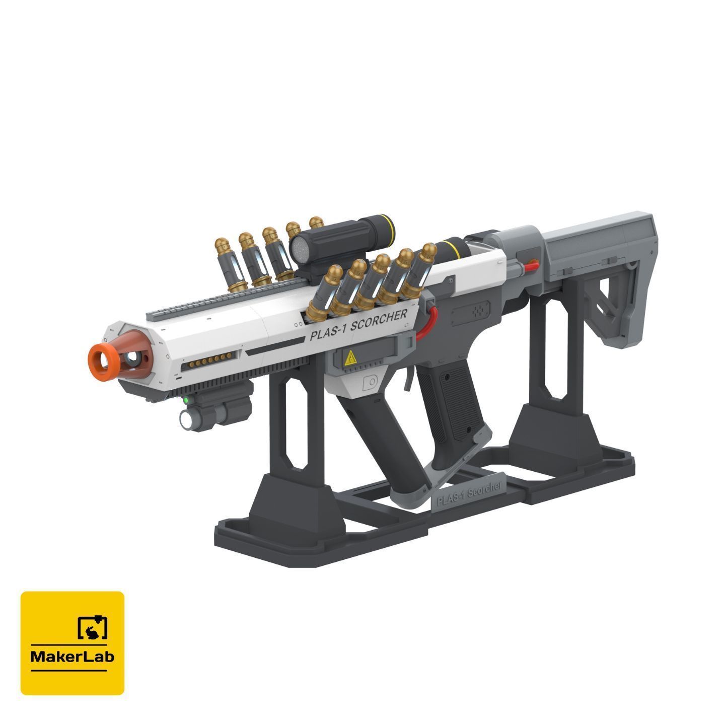 PLAS-1 Scorcher - Helldivers 2 - STL CAD set - Commercial Use 3D print model_2